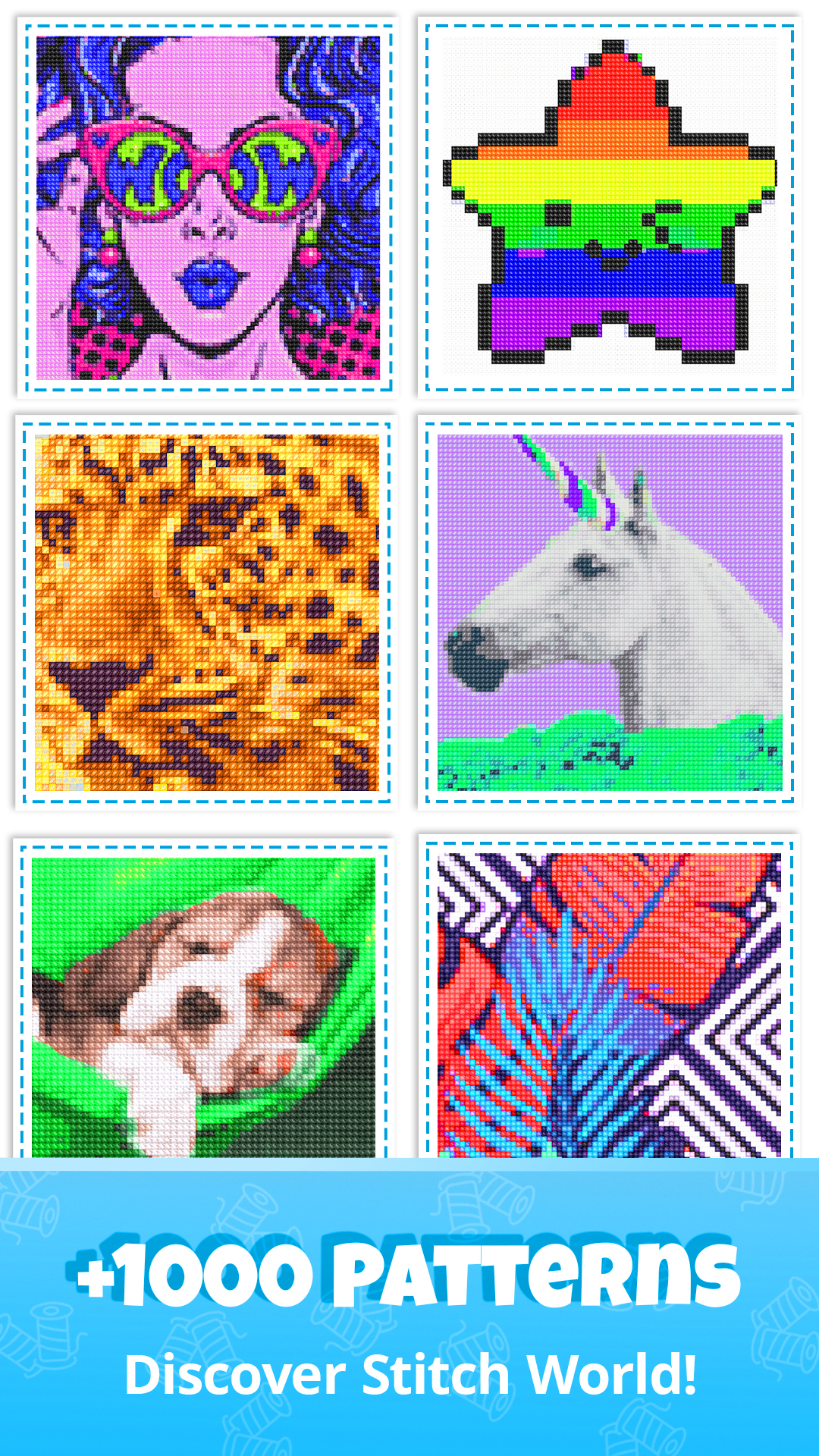 اسکرین شات 1 بازی Cross Stitch Pattern, Pixelart