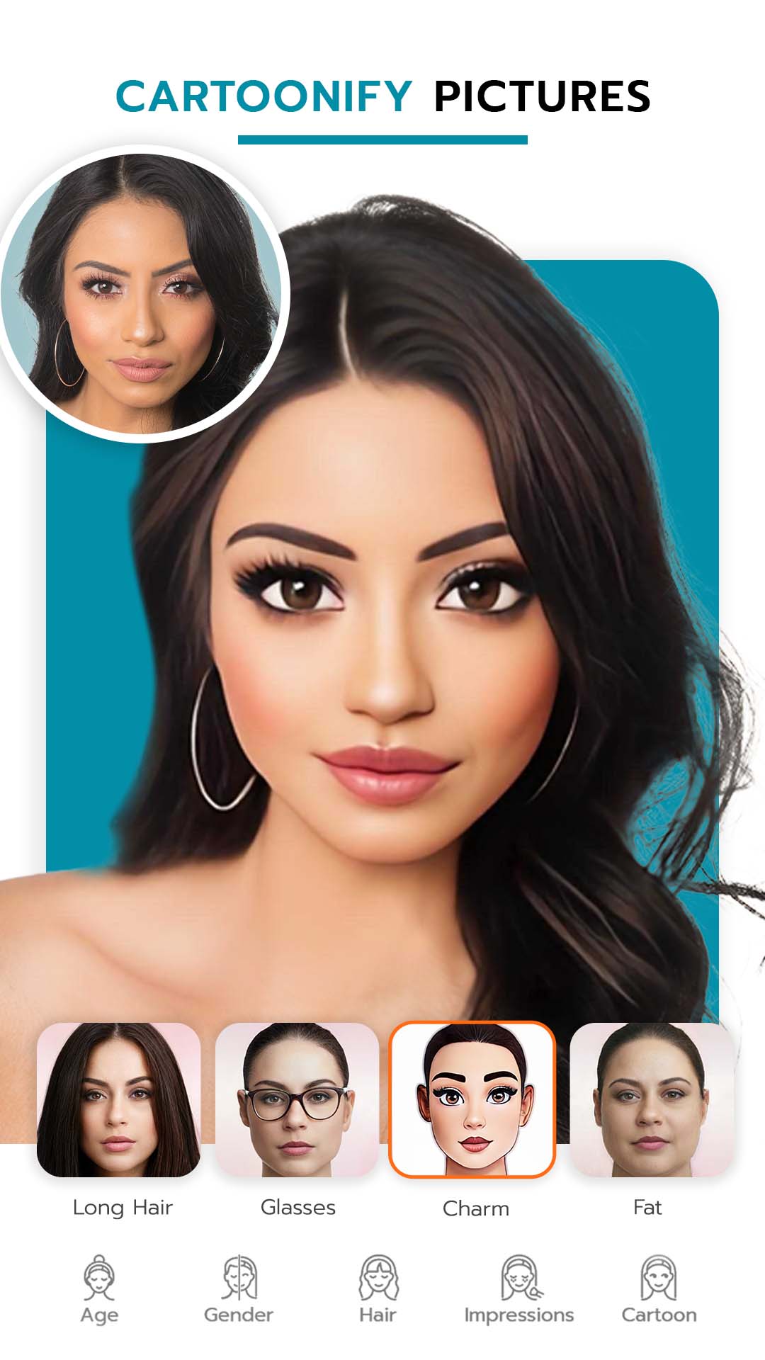اسکرین شات 7 برنامه FaceLab - Aging Face App, Hair