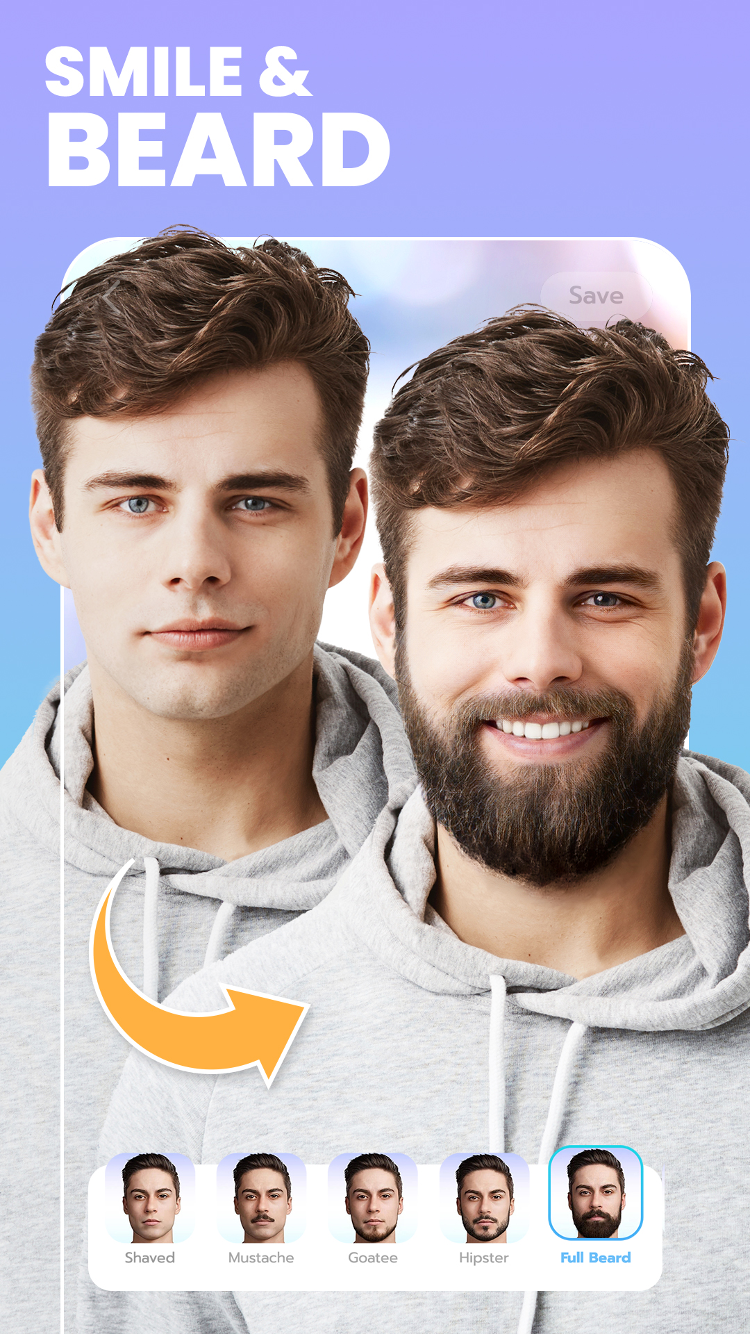 اسکرین شات 2 برنامه FaceLab Face Editor, Aging App