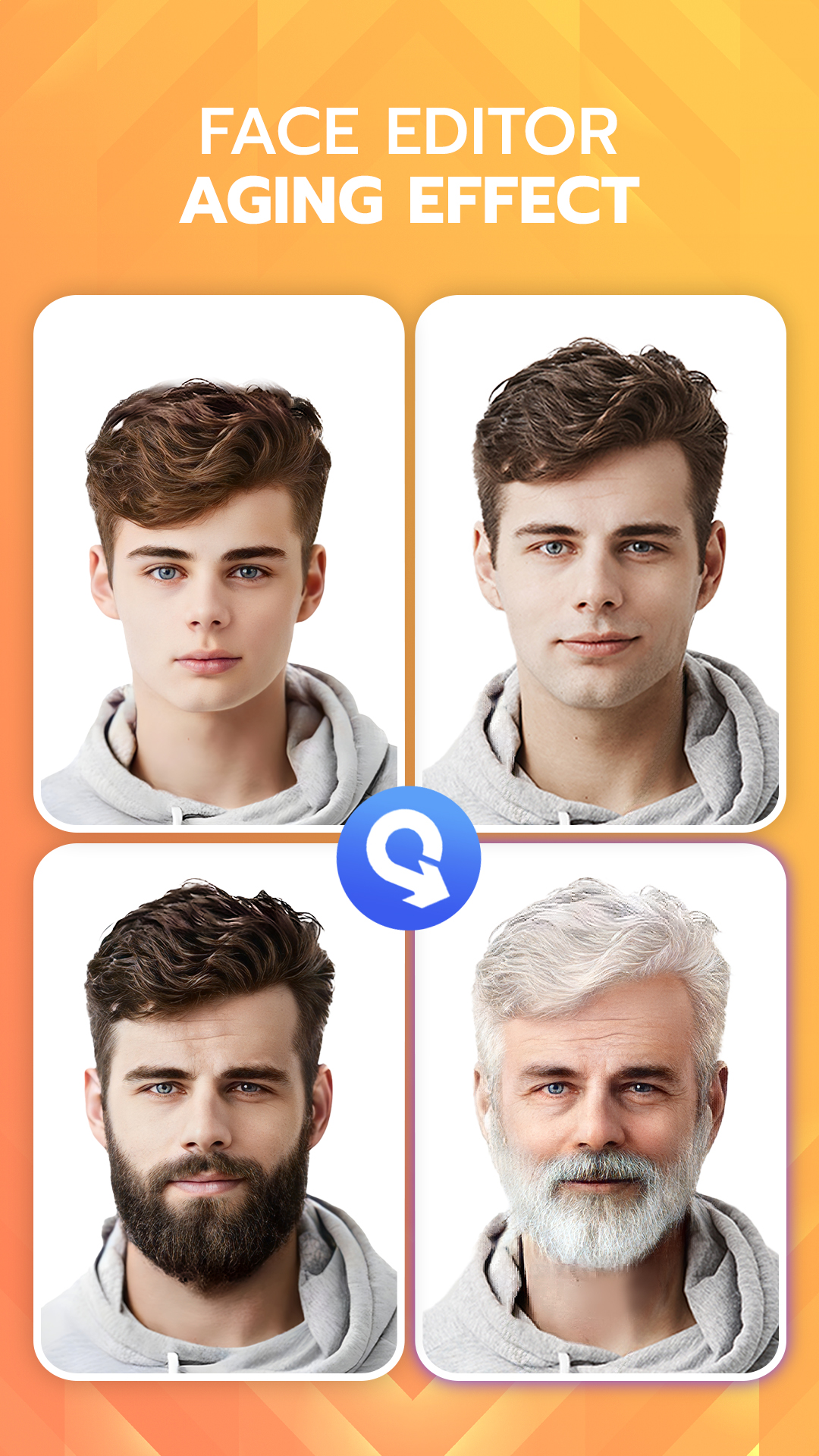 اسکرین شات 1 برنامه FaceLab Face Editor App, Aging