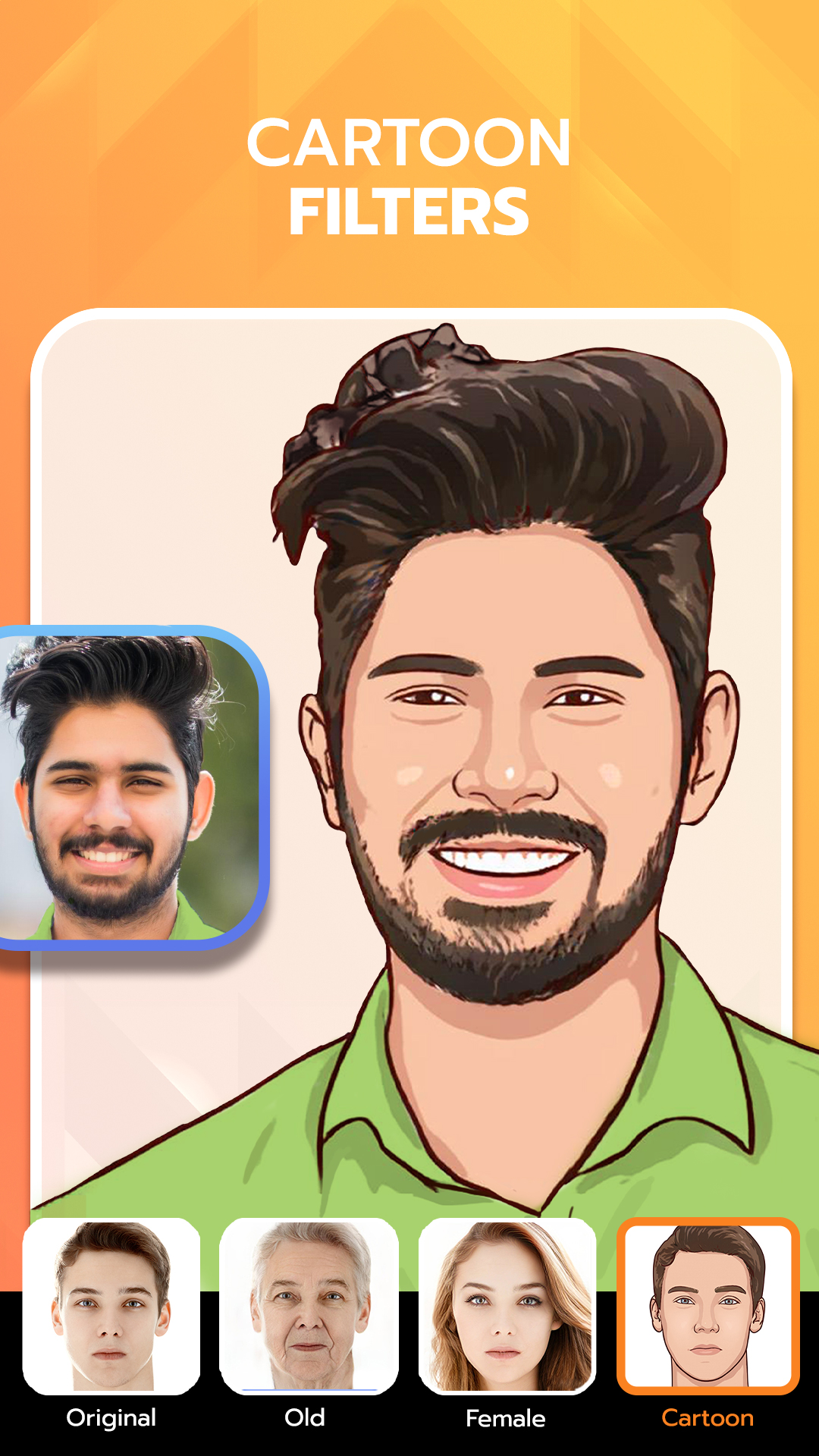 اسکرین شات 6 برنامه FaceLab Face Editor App, Aging