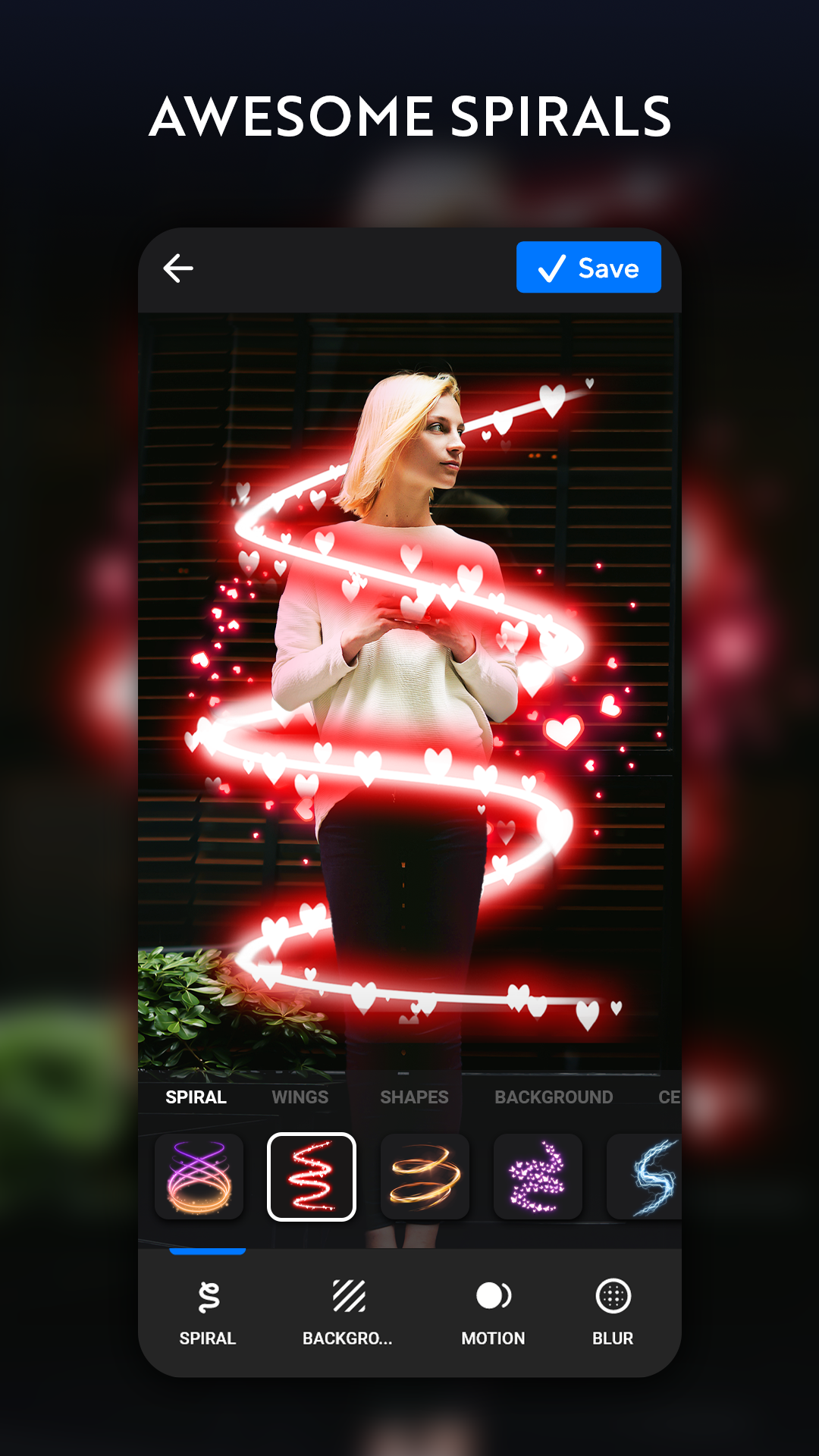 اسکرین شات 5 برنامه Instasquare Photo Editor: Neon