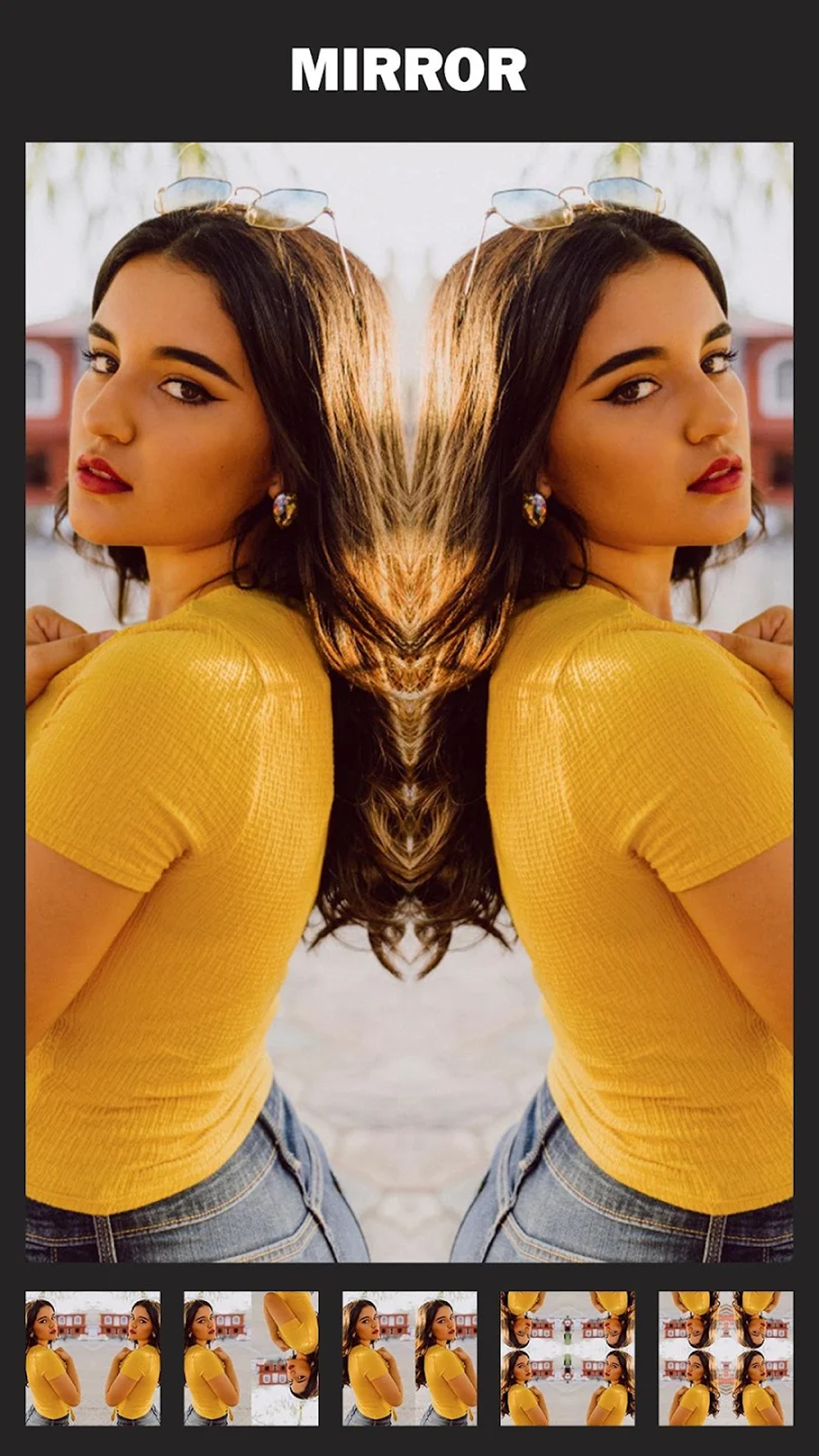 اسکرین شات 1 برنامه Mirror App: Magic Photo Editor