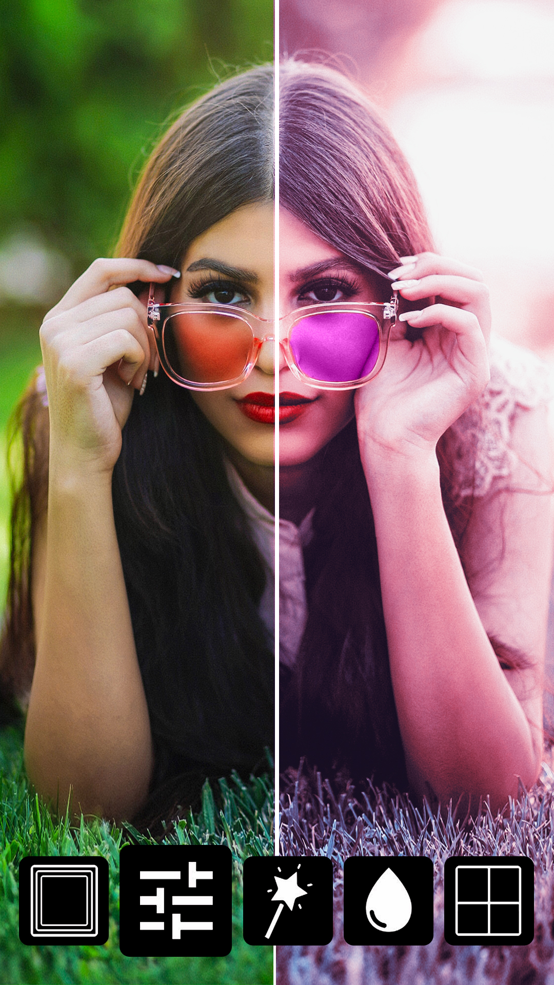 اسکرین شات 7 برنامه Photo Mirror Collage & Frame