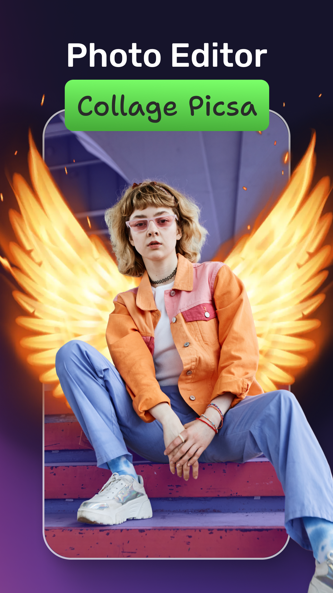 اسکرین شات 3 برنامه Photo Editor Collage: Picsa