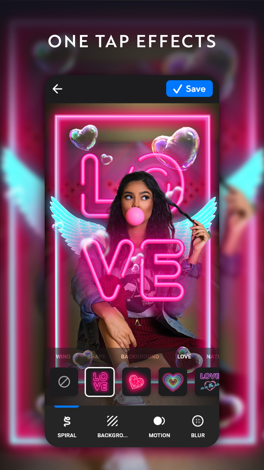 اسکرین شات 6 برنامه NeonArt برنامه عکس برنامه ادیت