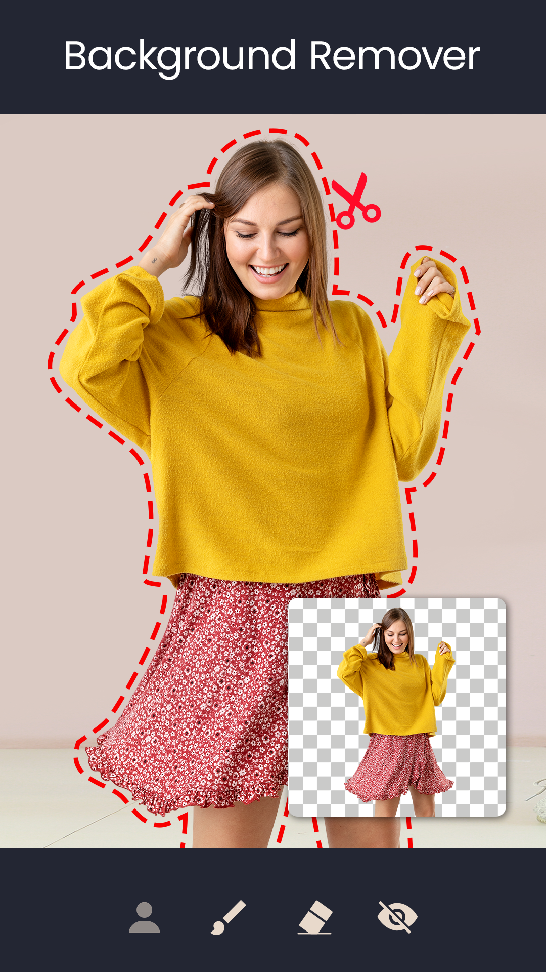اسکرین شات 6 برنامه Photo Background Changer: Edit