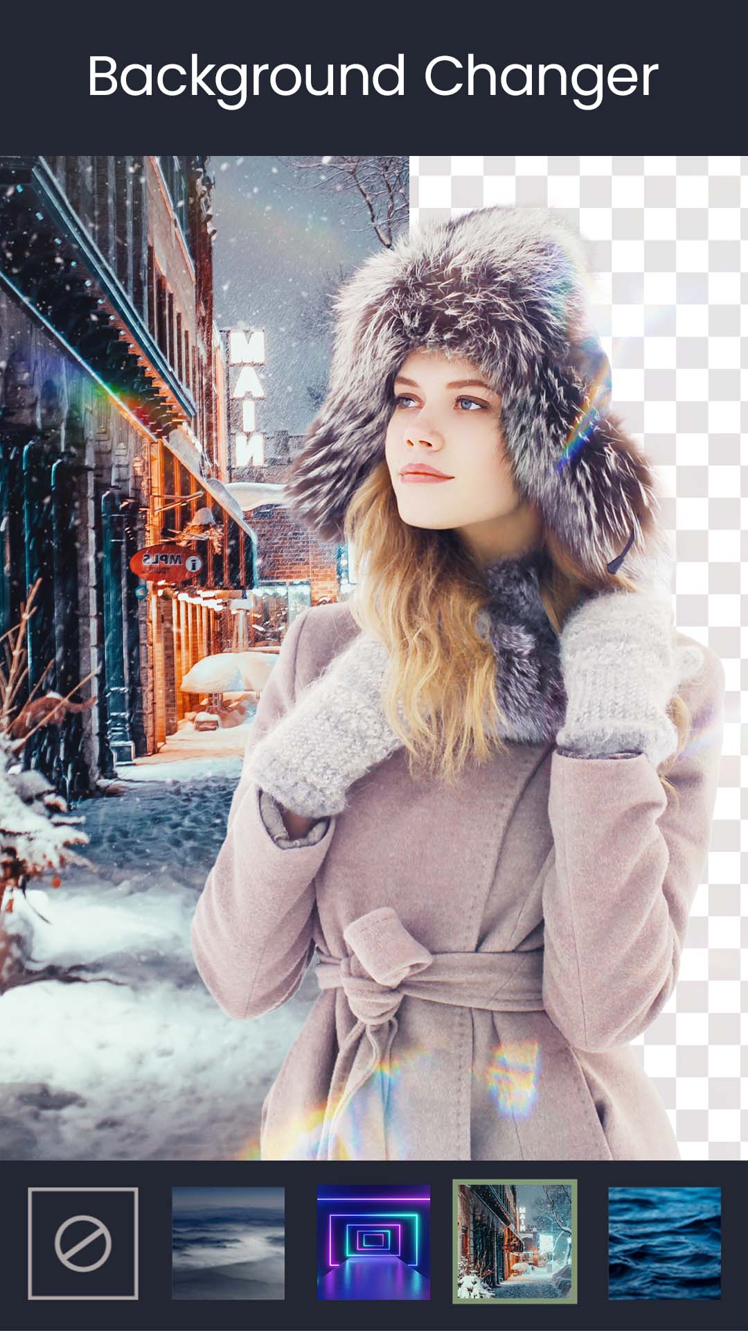 اسکرین شات 1 برنامه Photo Background Changer: Edit