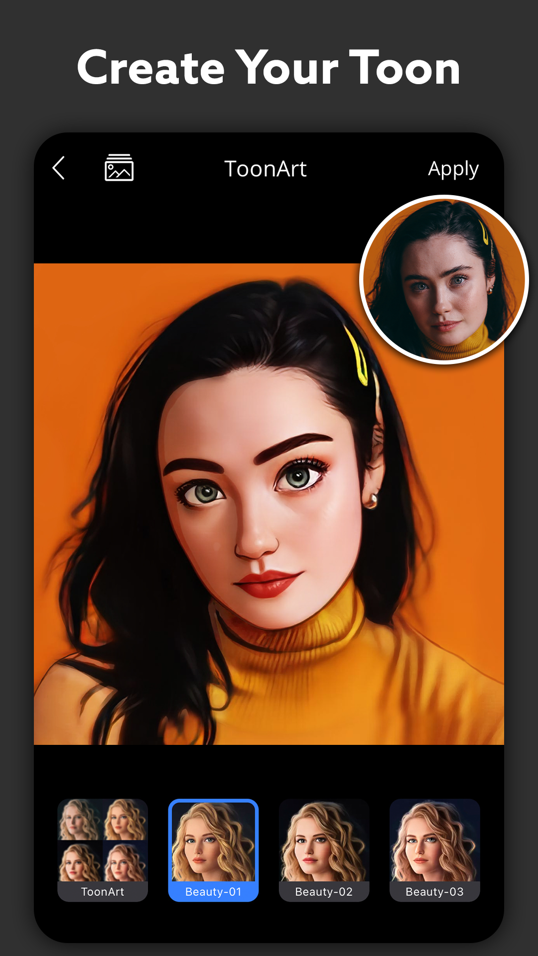 اسکرین شات 3 برنامه ToonArt: Cartoon Yourself