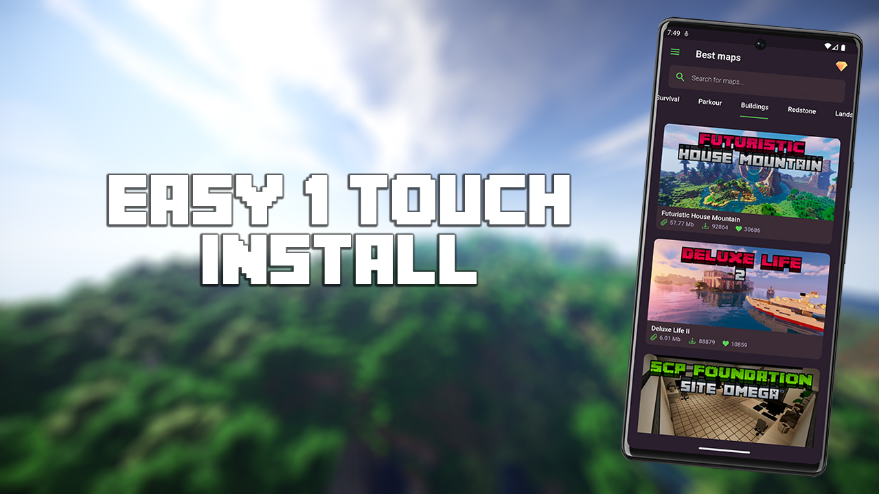 اسکرین شات 3 برنامه Maps for Minecraft PE