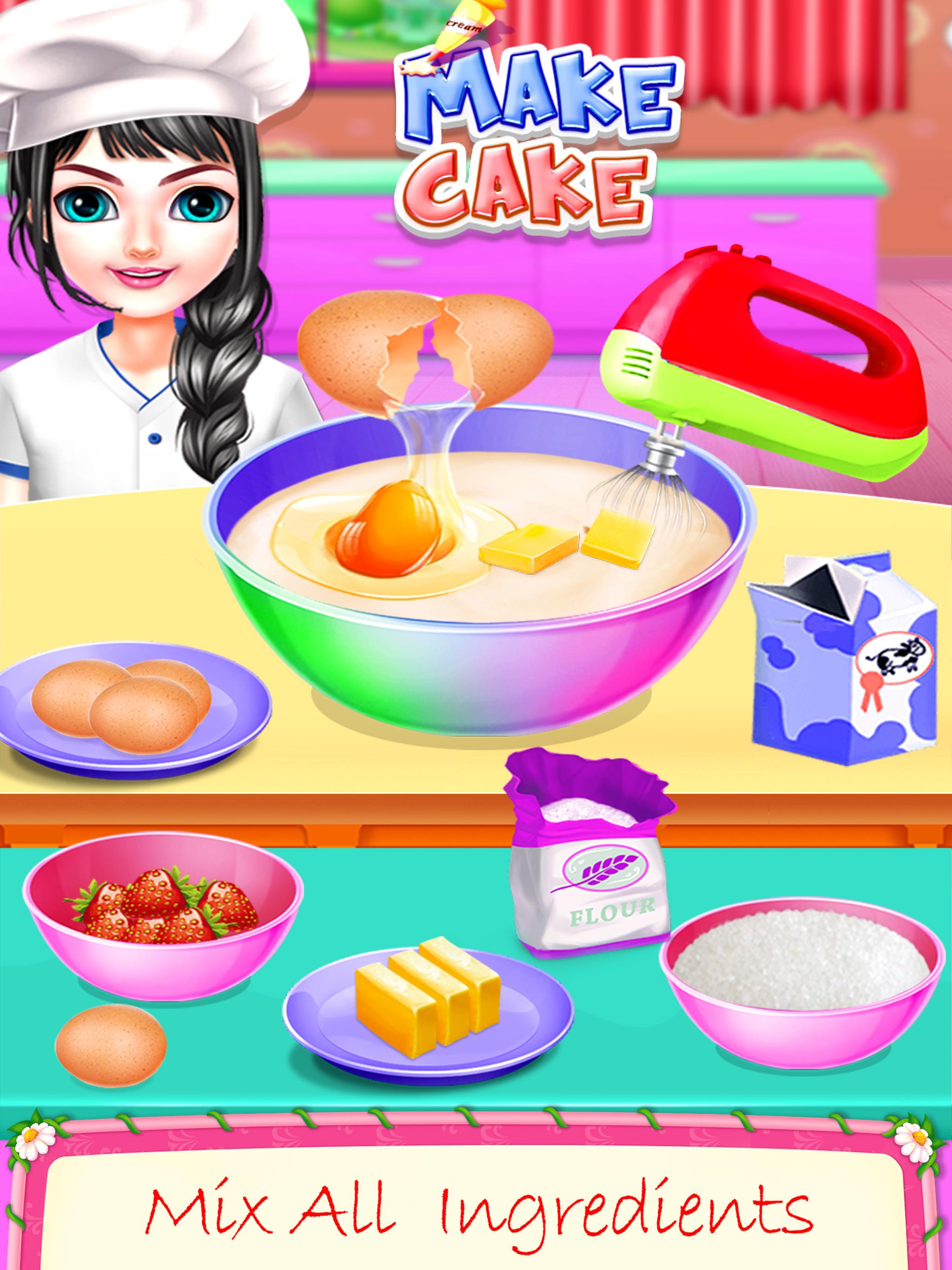 اسکرین شات 2 بازی Real Cake Making Bake Decorate