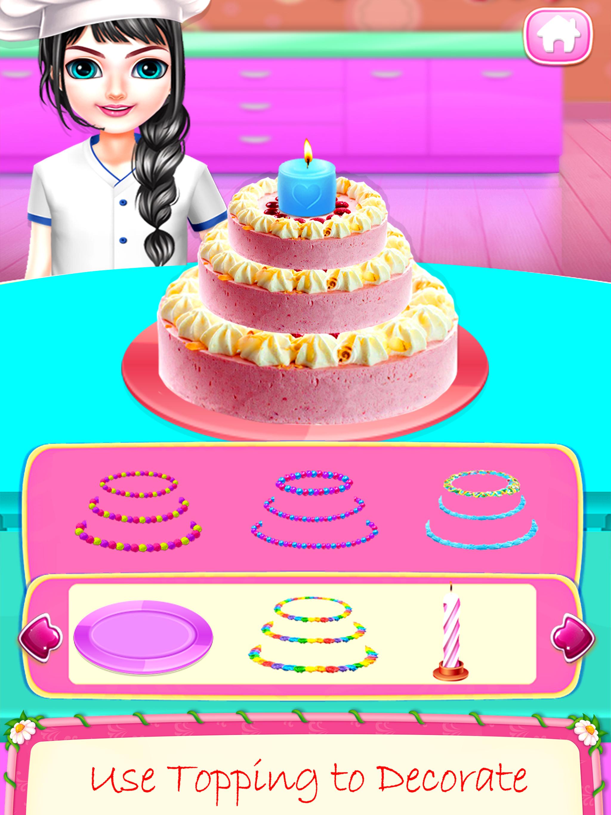 اسکرین شات 4 بازی Real Cake Making Bake Decorate