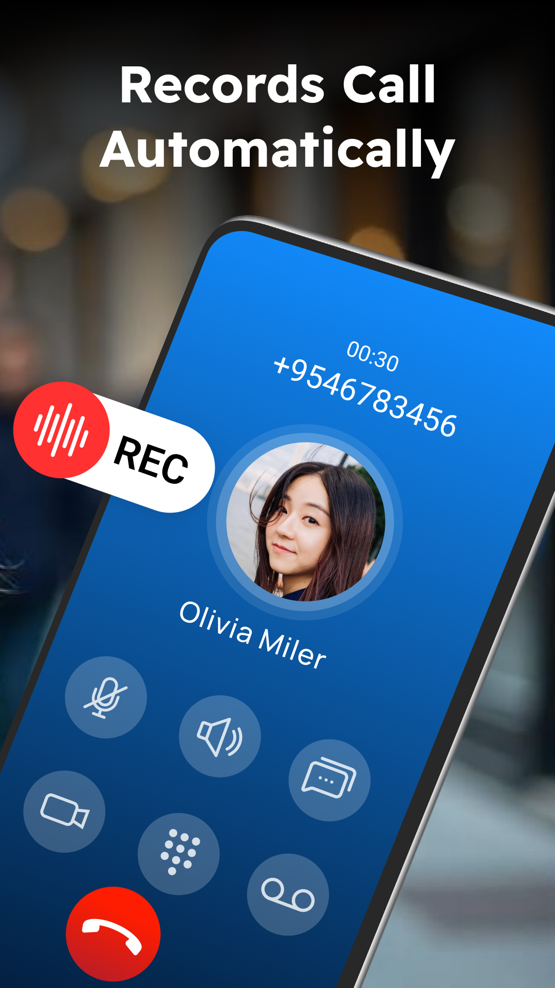 اسکرین شات 2 برنامه Call Recorder - Auto Recording