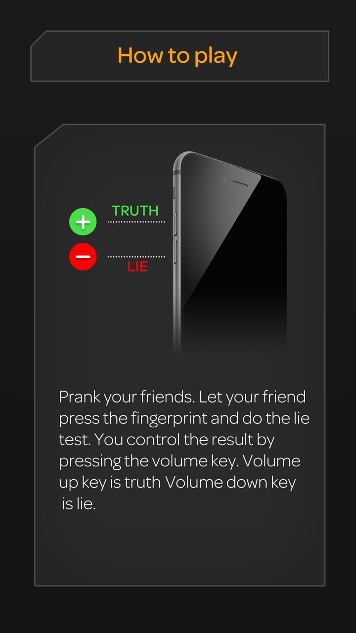 اسکرین شات 6 برنامه Lie Detector Test Prank