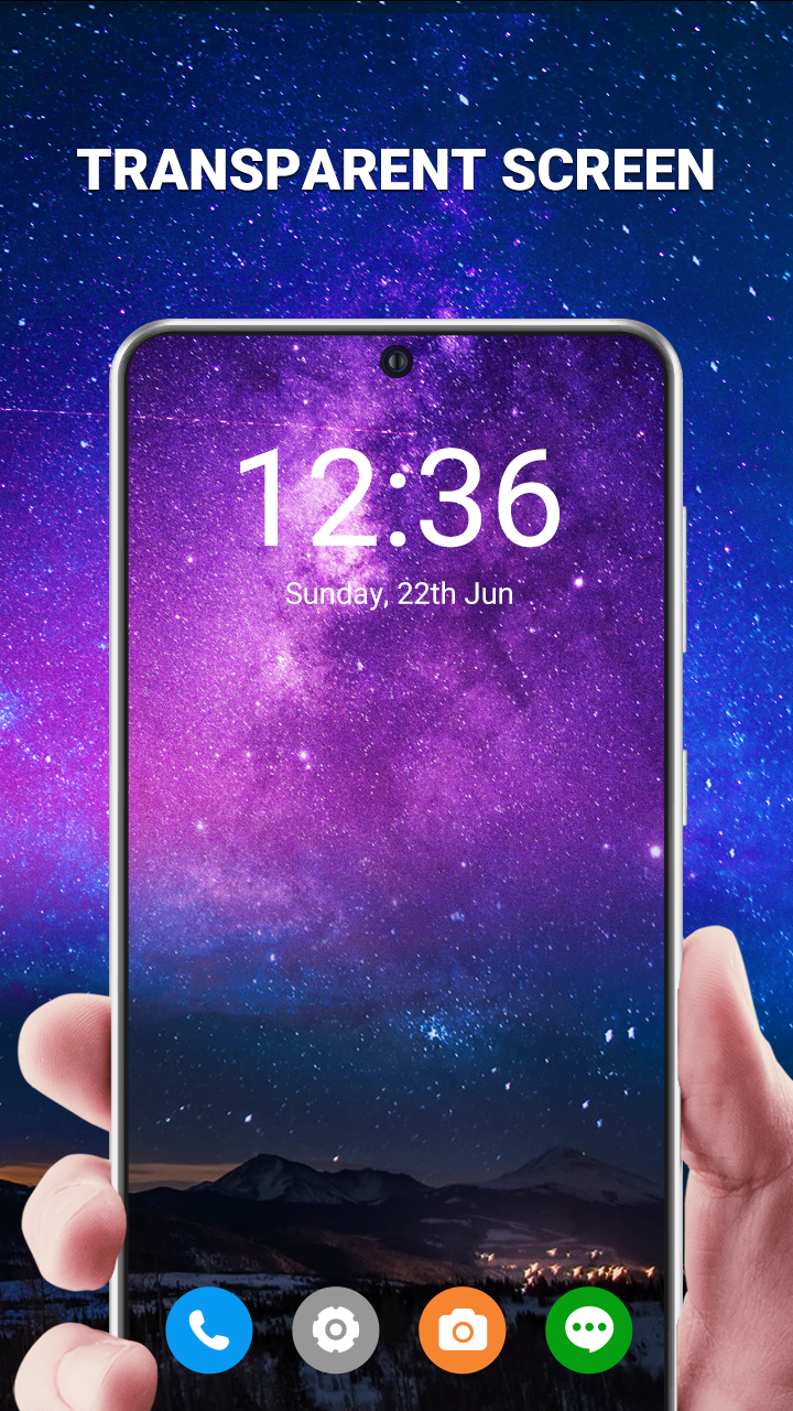 اسکرین شات 3 برنامه Transparent Screen Simulator