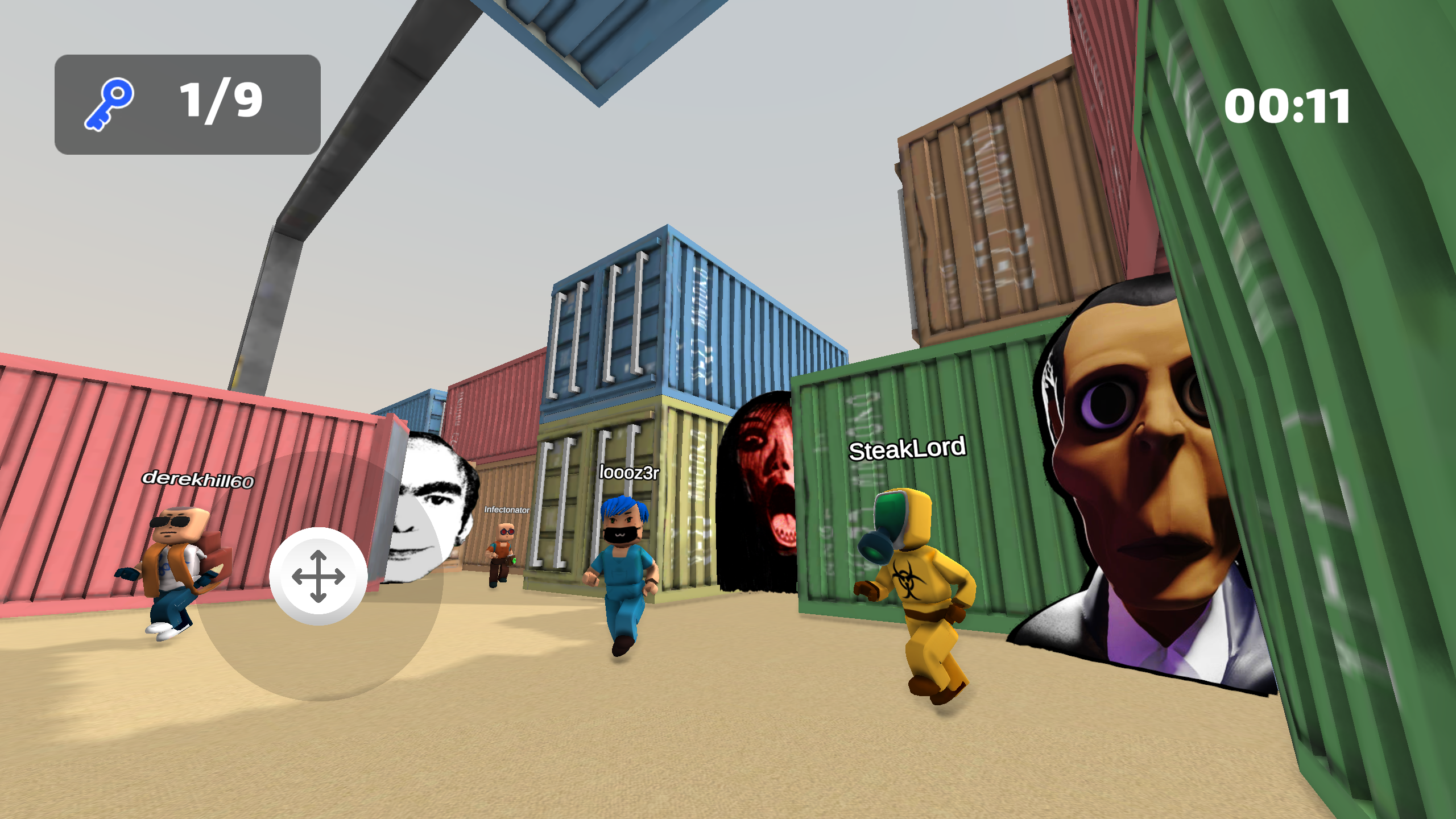 اسکرین شات 5 بازی Ink Game Meme Bots Chase Rooms