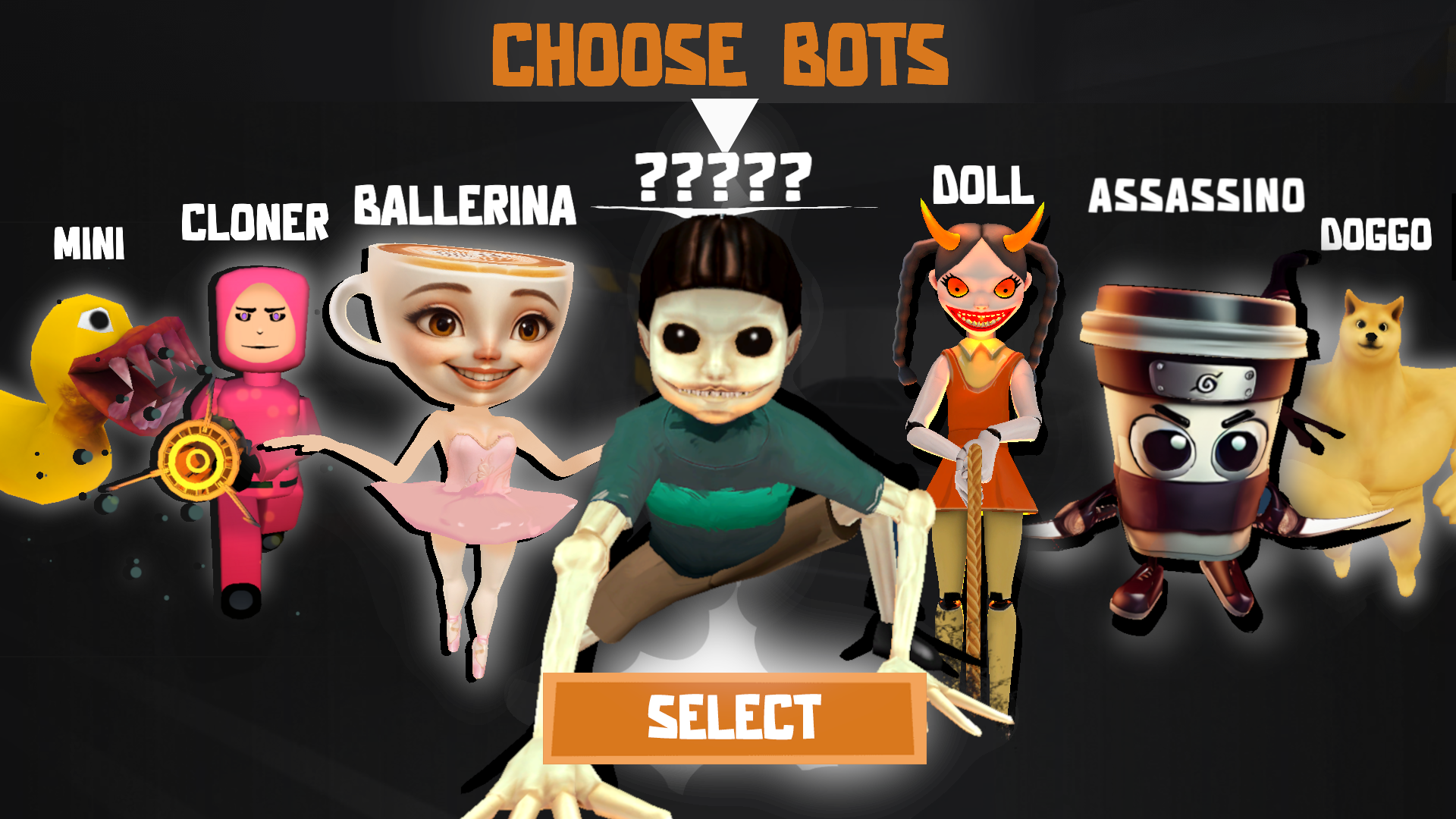 اسکرین شات 1 بازی Ink Game Meme Bots Chase Rooms