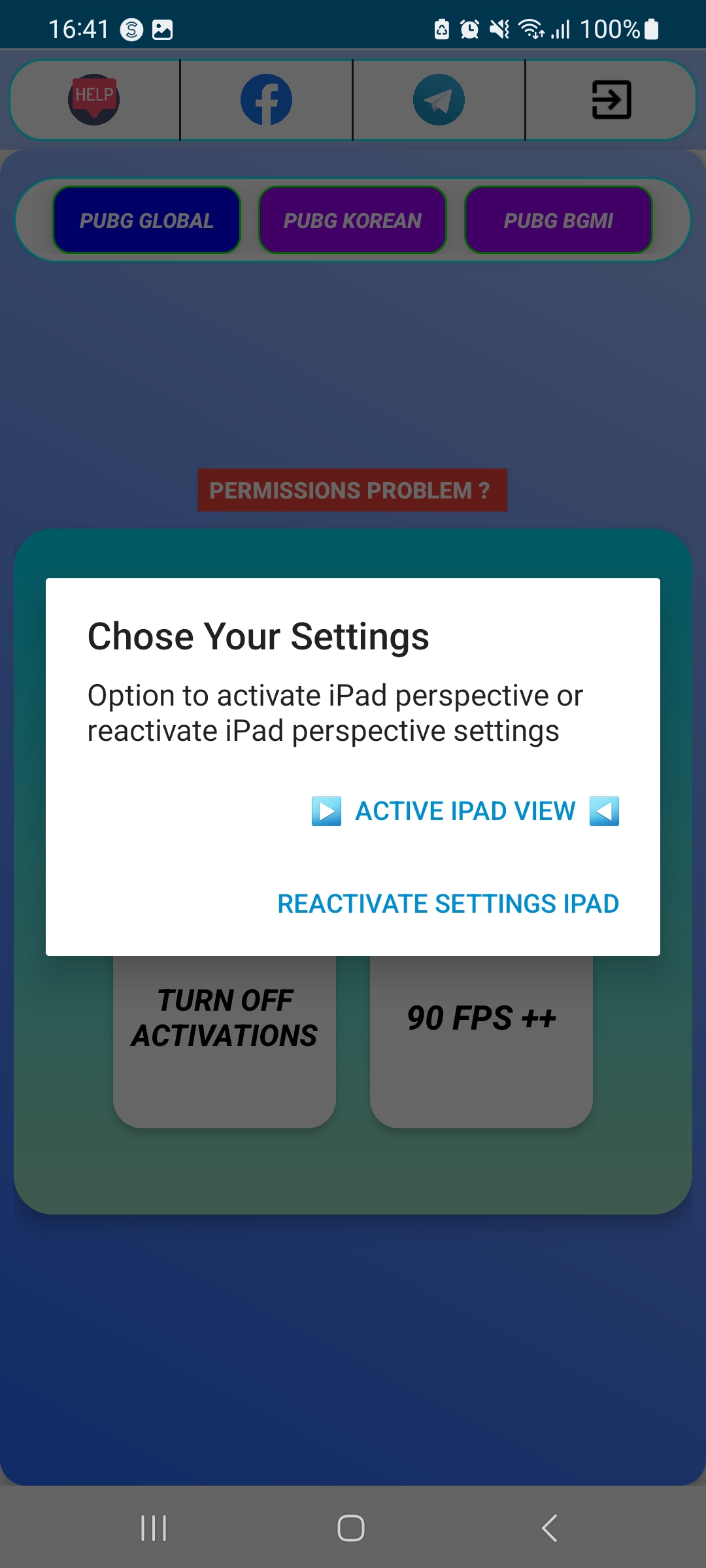 اسکرین شات 2 برنامه 90 Fps + 120Fps  ipad view Pro
