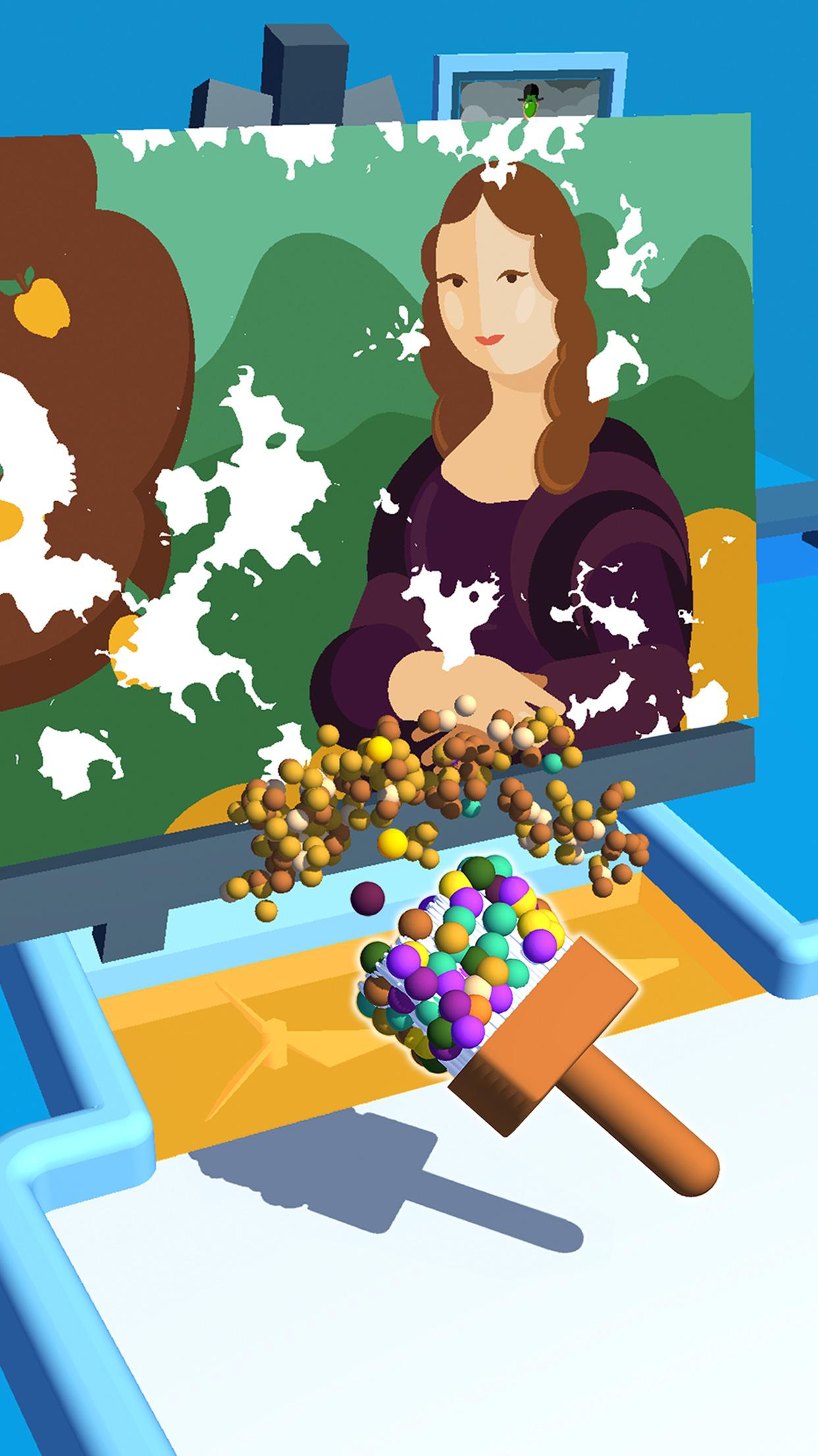 اسکرین شات 2 بازی Art Ball 3D: Canvas Puzzle