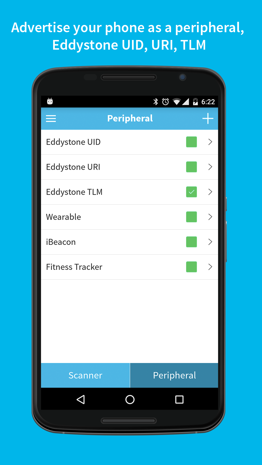 اسکرین شات 4 برنامه BLE Scanner (Connect & Notify)