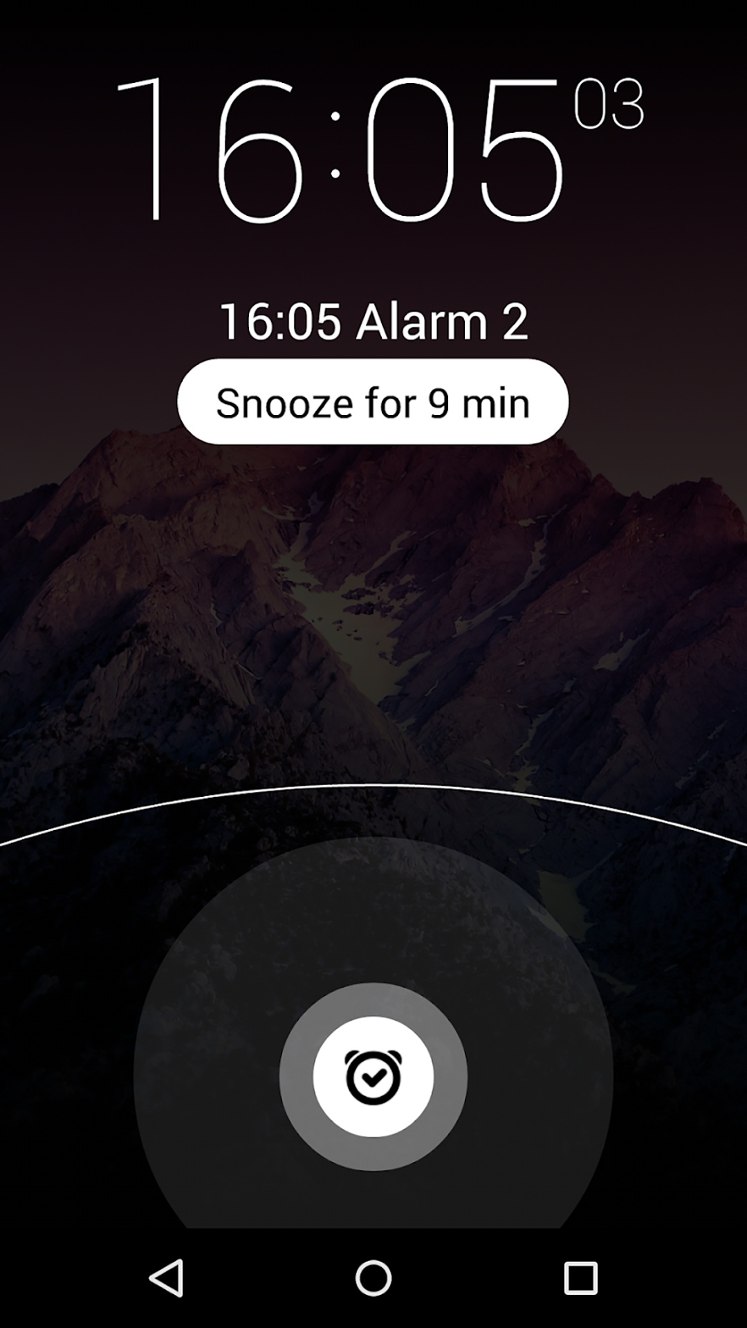 اسکرین شات 3 برنامه Alarm Clock