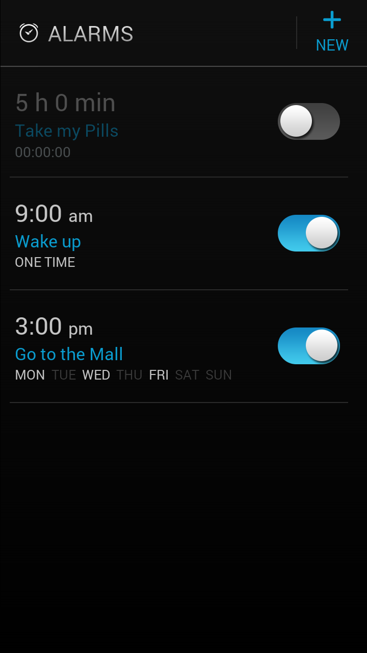 اسکرین شات 5 برنامه Alarm Clock