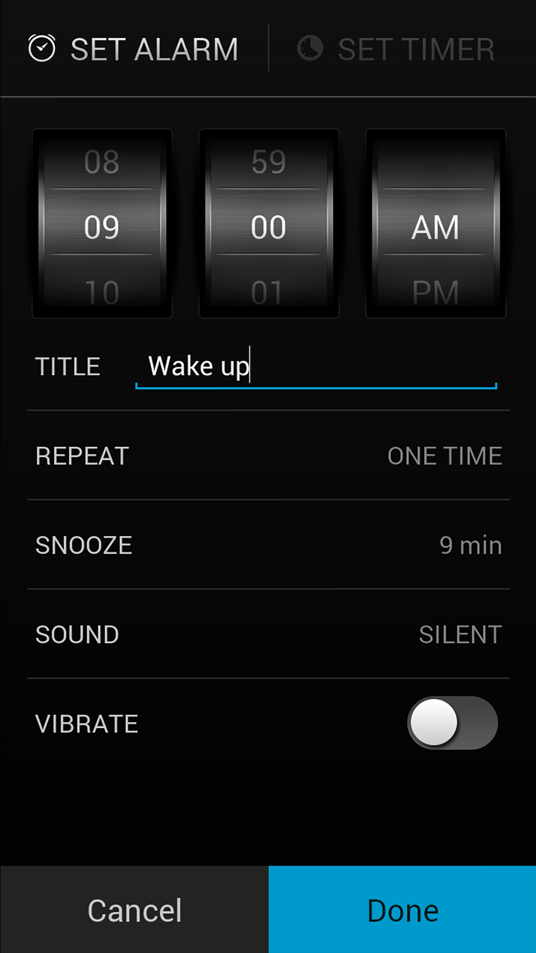 اسکرین شات 4 برنامه Alarm Clock