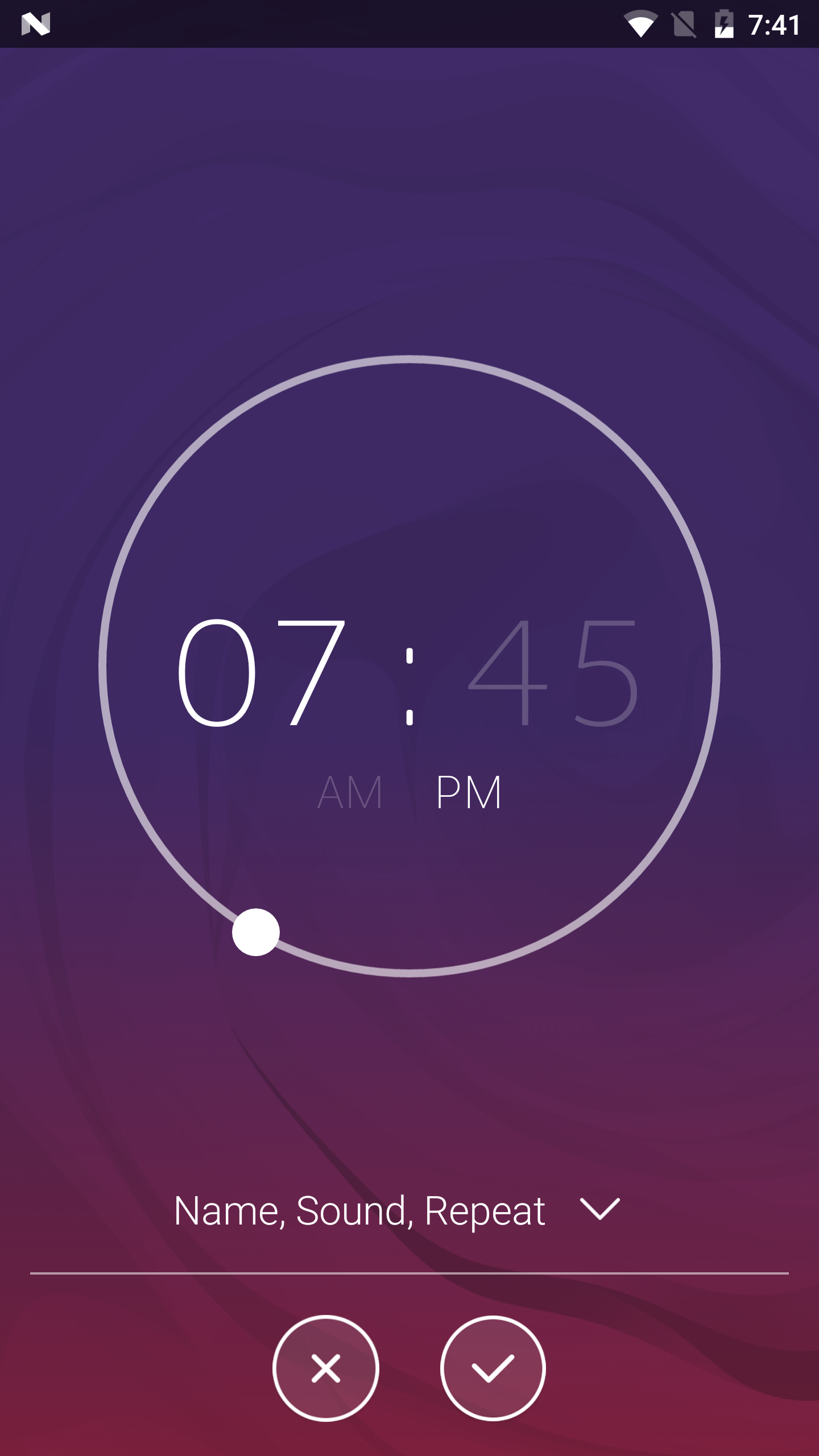 اسکرین شات 4 برنامه Next Alarm Clock