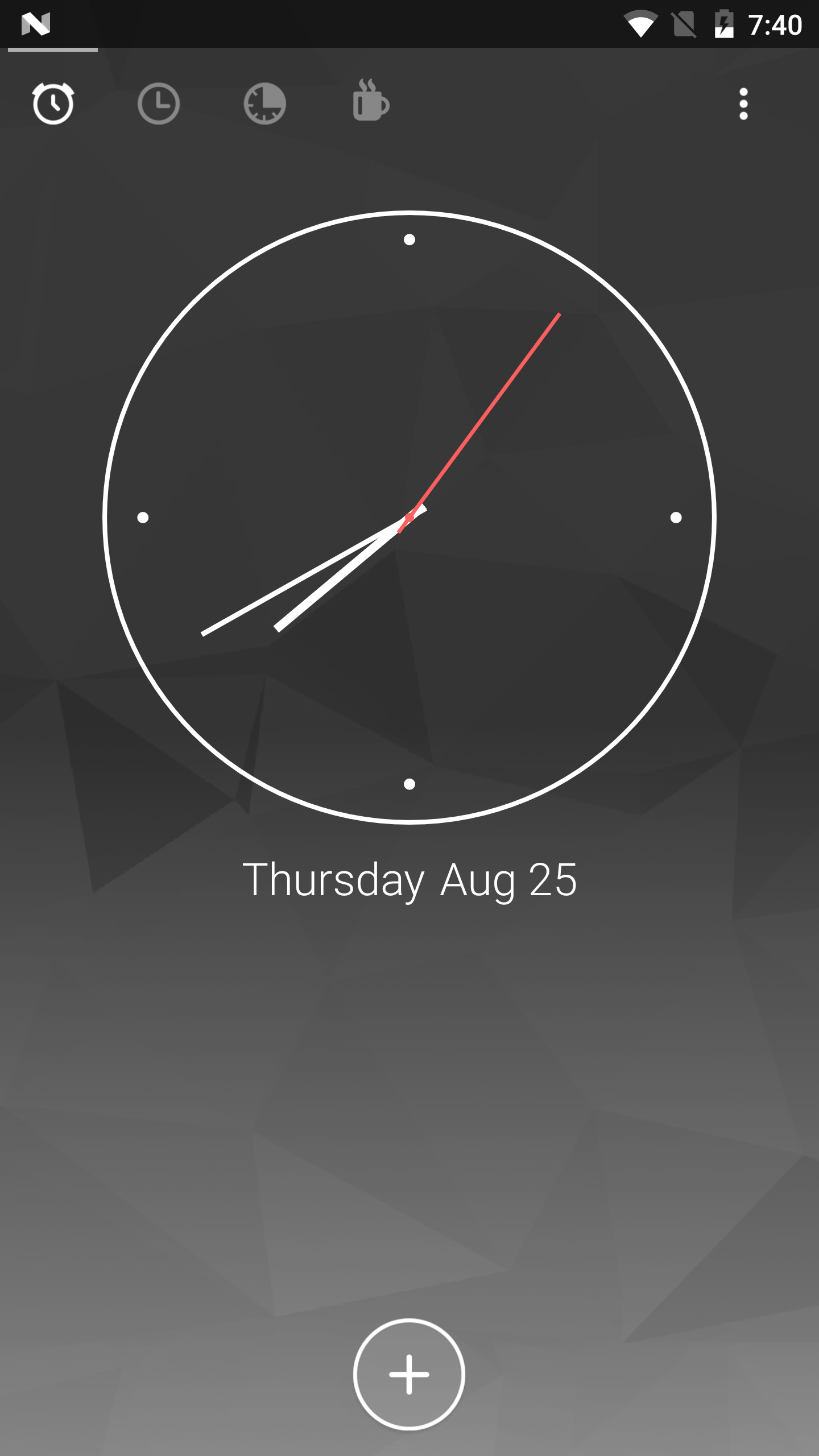 اسکرین شات 2 برنامه Next Alarm Clock