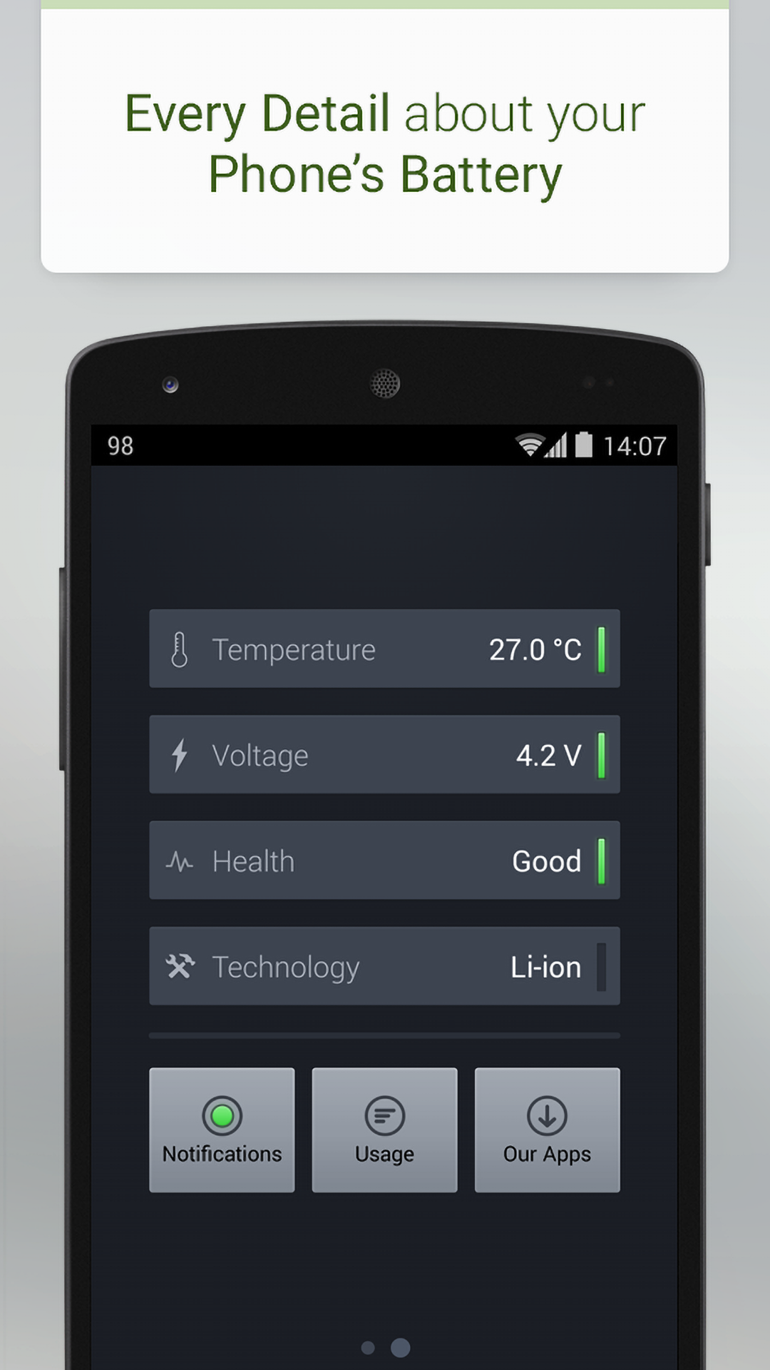 اسکرین شات 4 برنامه Battery