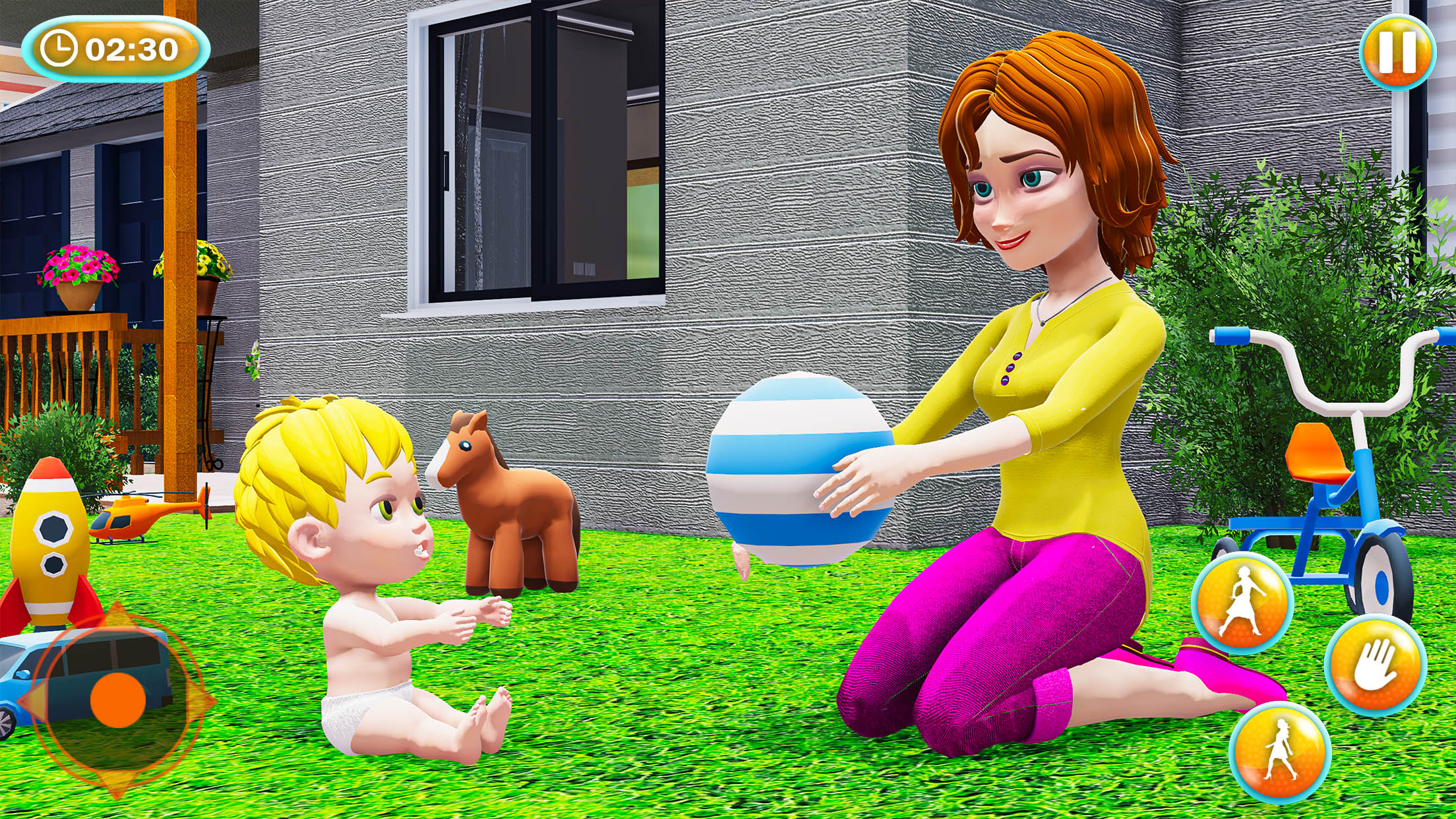 اسکرین شات 2 بازی Virtual Mother Family Sim 3D