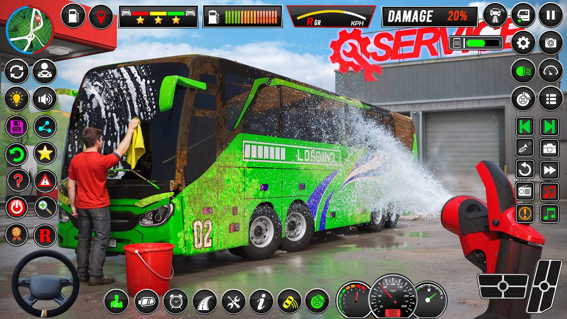 اسکرین شات 3 بازی Bus Simulator : Real Bus Games