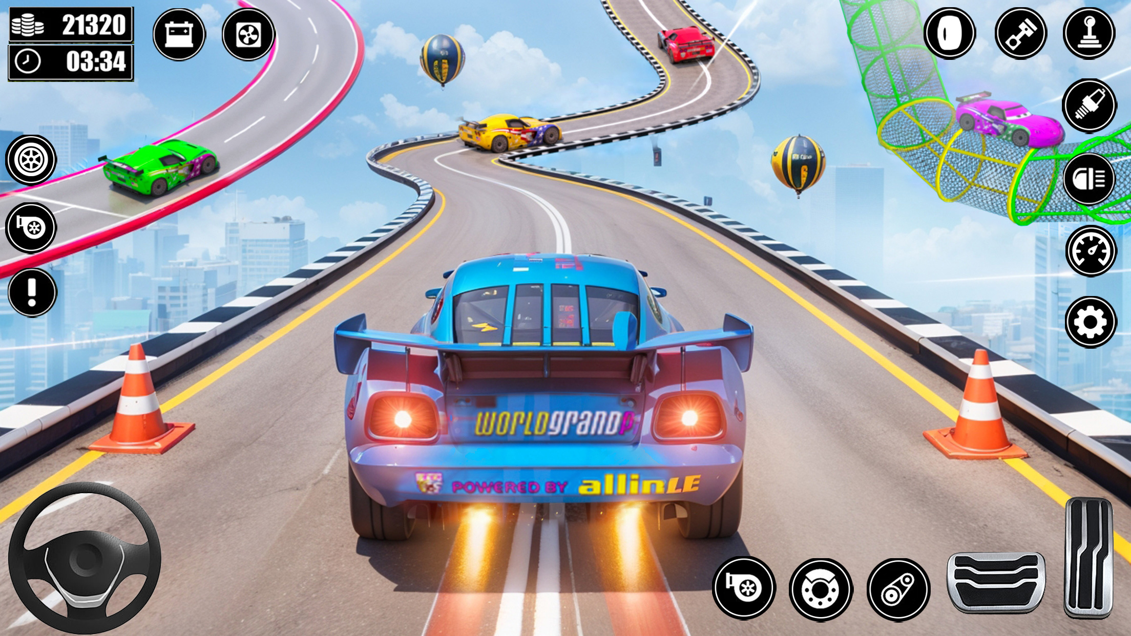 اسکرین شات 4 بازی Crazy GT Stunt Car Racing