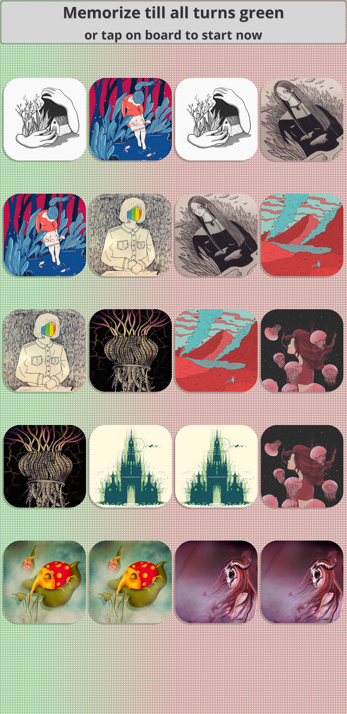 اسکرین شات 1 بازی Picture Matching Memory Game