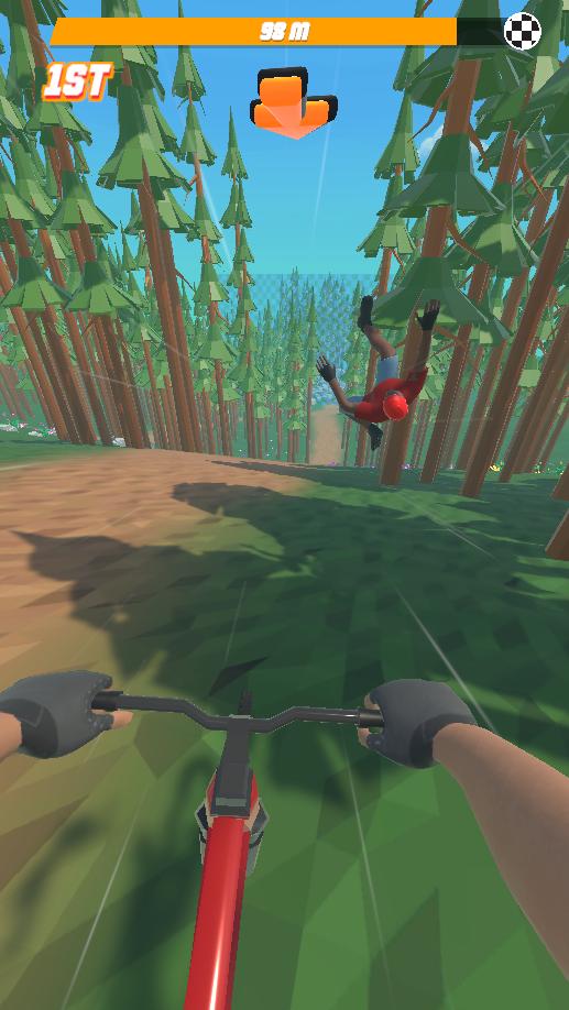 اسکرین شات 2 بازی Bike Hill 3D