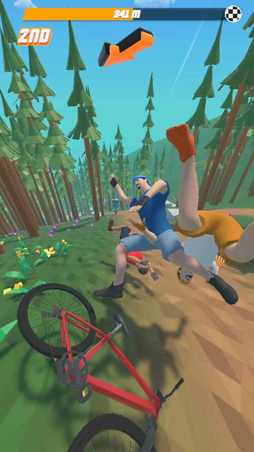 اسکرین شات 3 بازی Bike Hill 3D