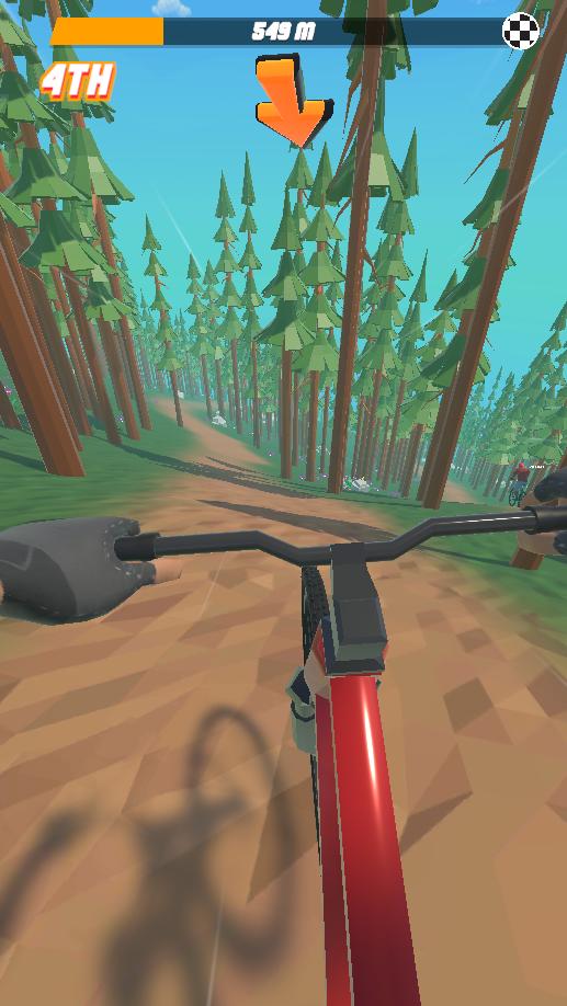 اسکرین شات 4 بازی Bike Hill 3D