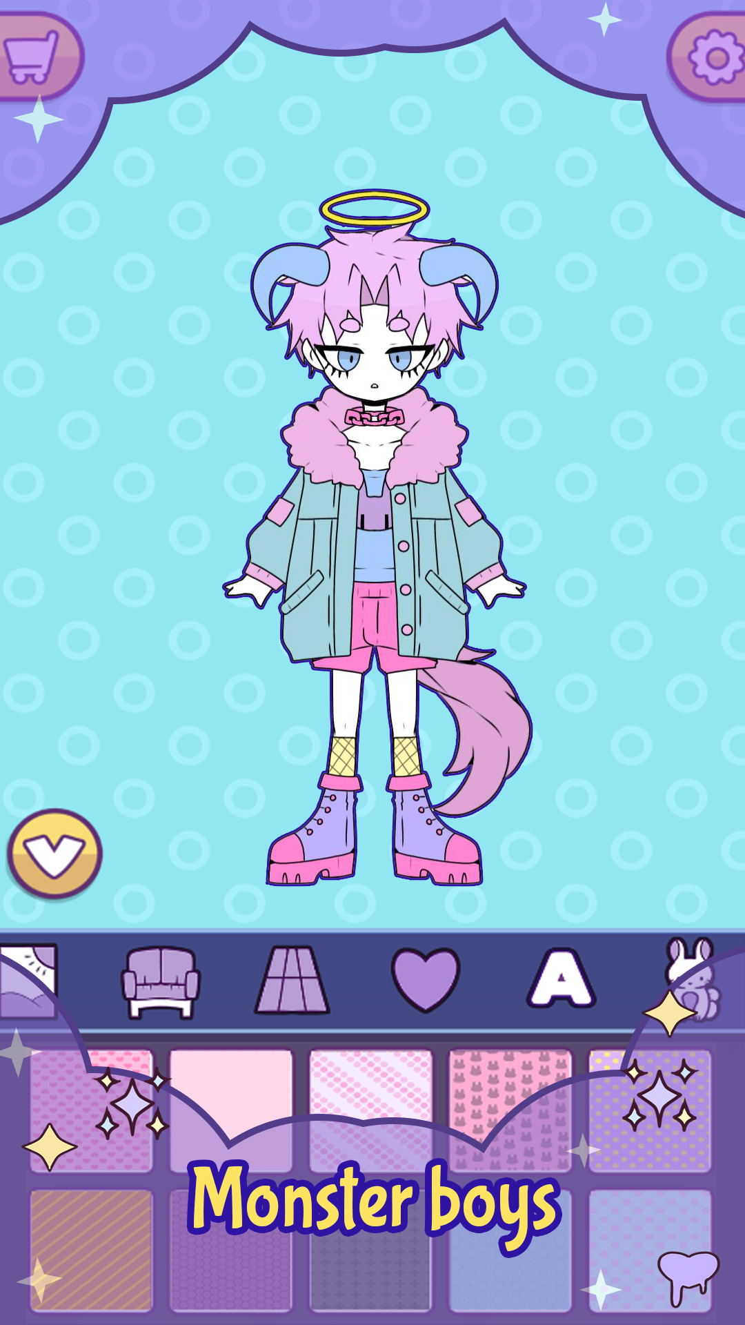 اسکرین شات 5 بازی BatDoll monster boy maker game