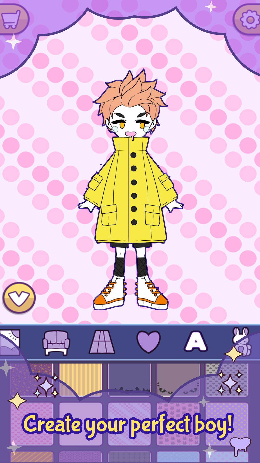 اسکرین شات 3 بازی BatDoll monster boy maker game