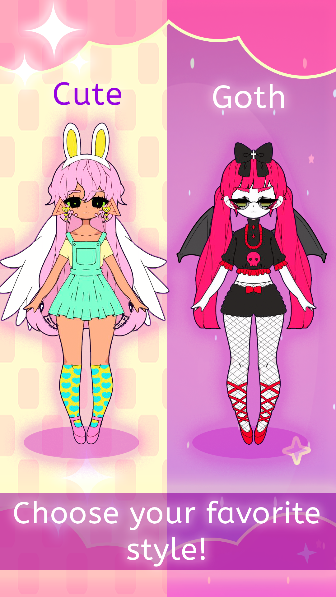 اسکرین شات 3 بازی Moon's Closet dress up game