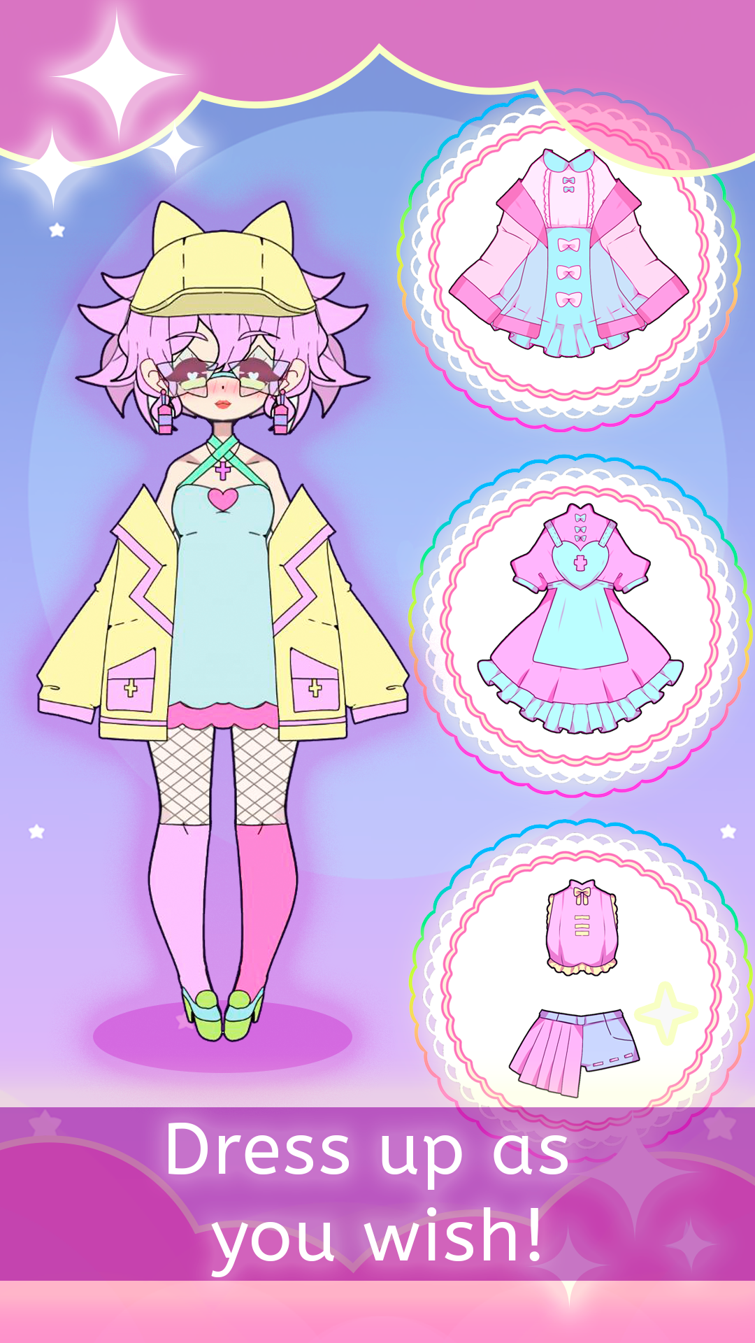 اسکرین شات 2 بازی Moon's Closet dress up game