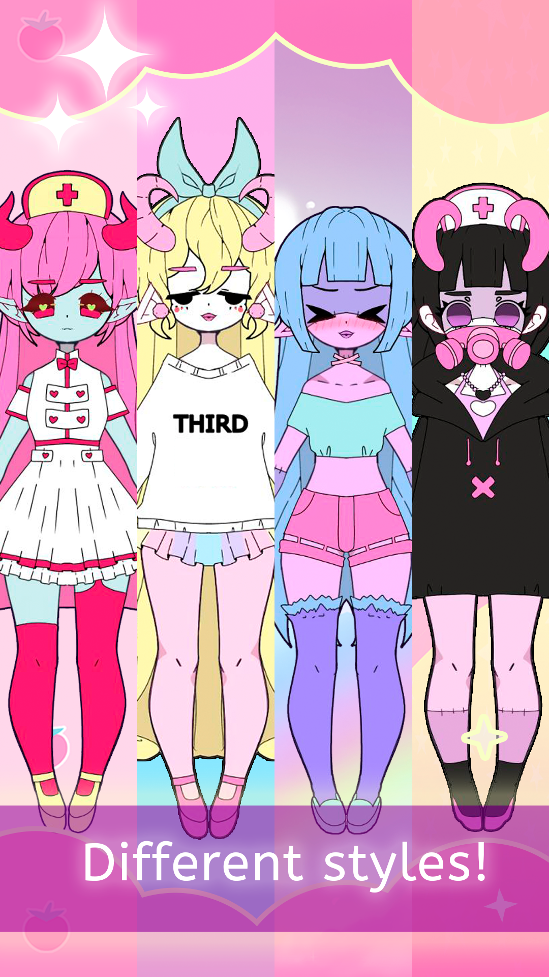 اسکرین شات 4 بازی Moon's Closet dress up game