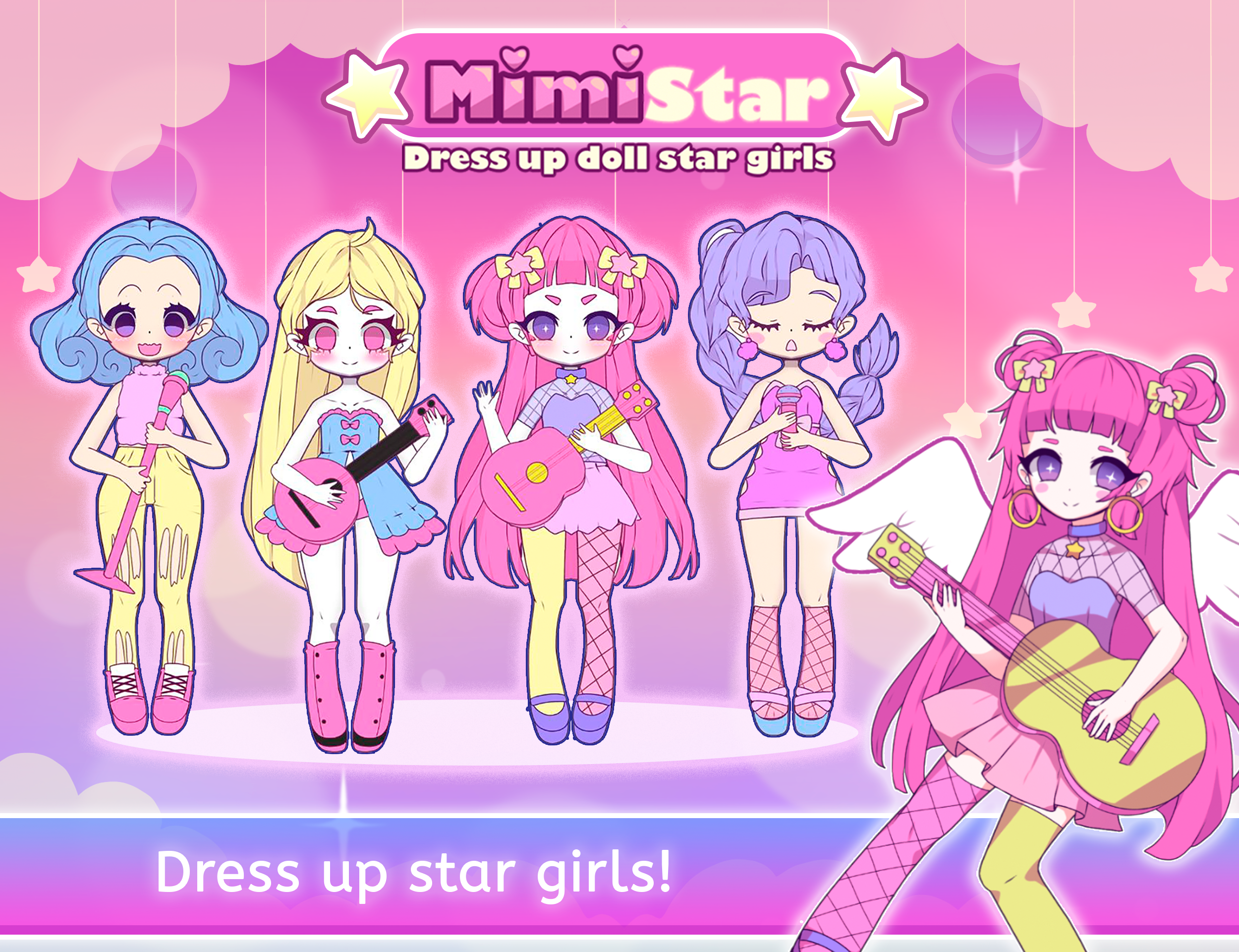 اسکرین شات 1 بازی Mimistar dress up chibi doll