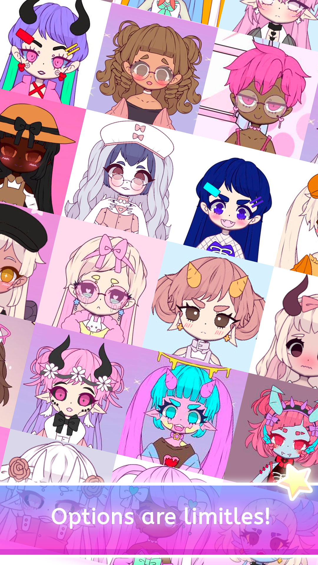 اسکرین شات 6 بازی Mimistar dress up chibi doll