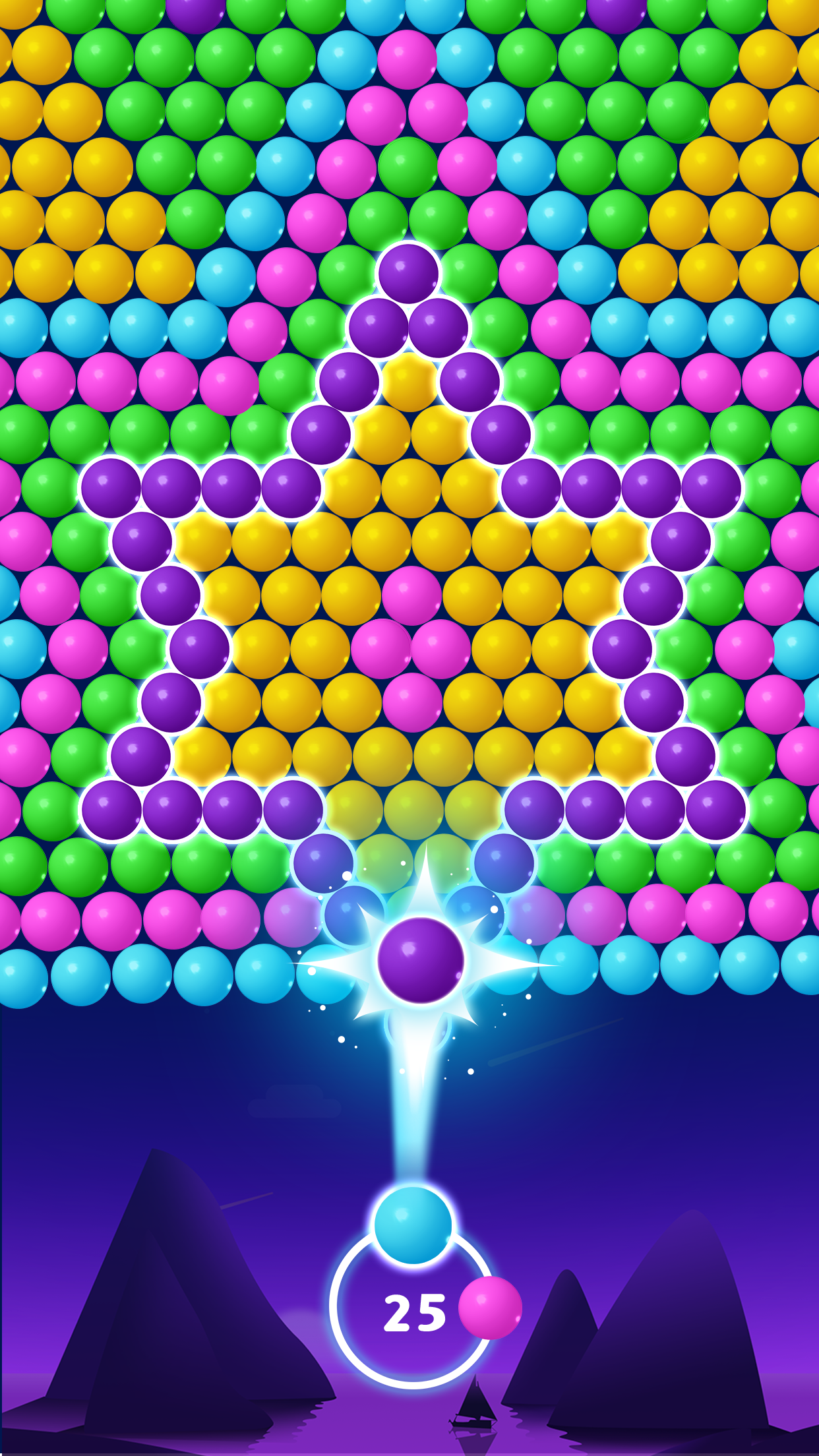 اسکرین شات 2 بازی Bubble Pop : Bubble Shooter