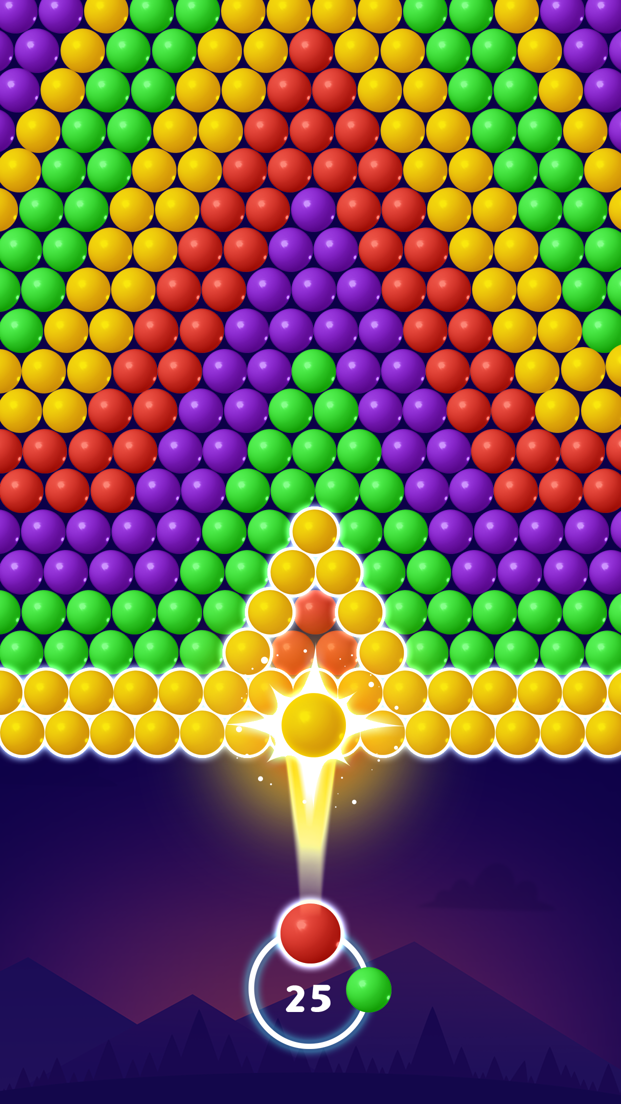 اسکرین شات 1 بازی Bubble Pop : Bubble Shooter