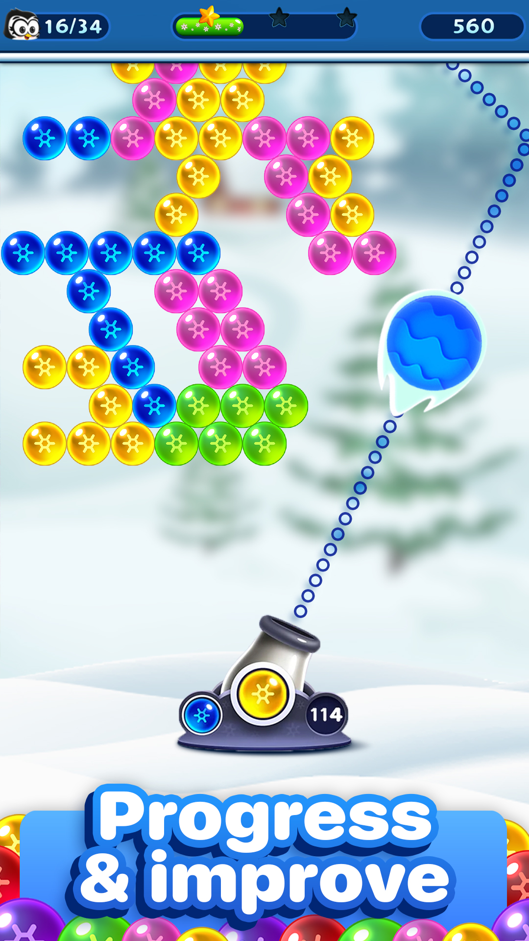 اسکرین شات 2 بازی Bubble Pop Games: Shooter Cash