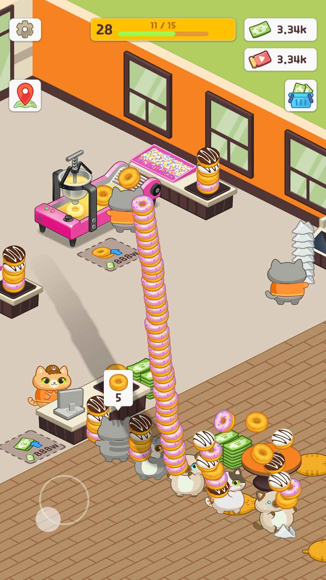 اسکرین شات 4 بازی Cat diner: Franchise tycoon