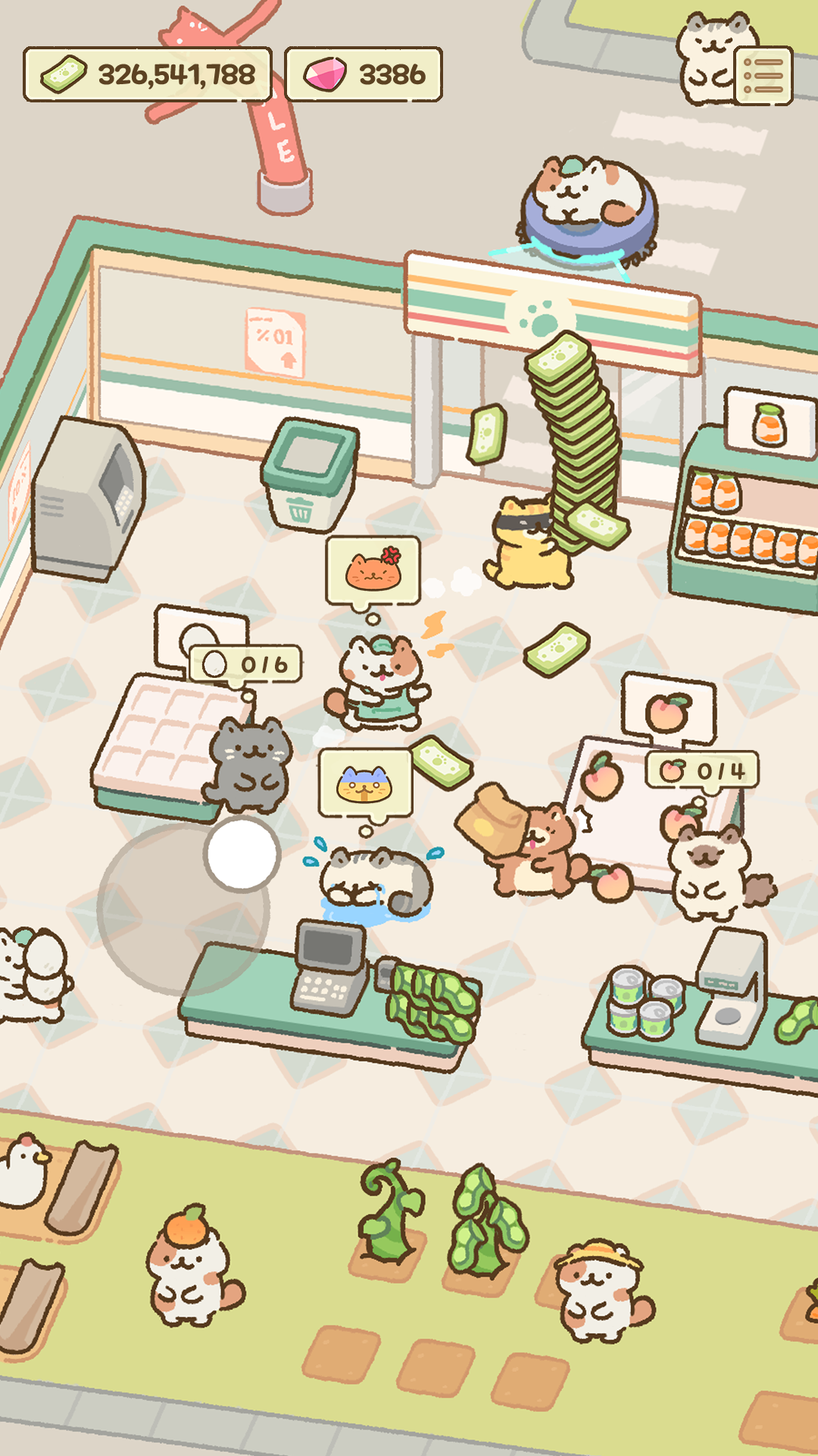 اسکرین شات 2 بازی Cat Mart: Cute Grocery Shop