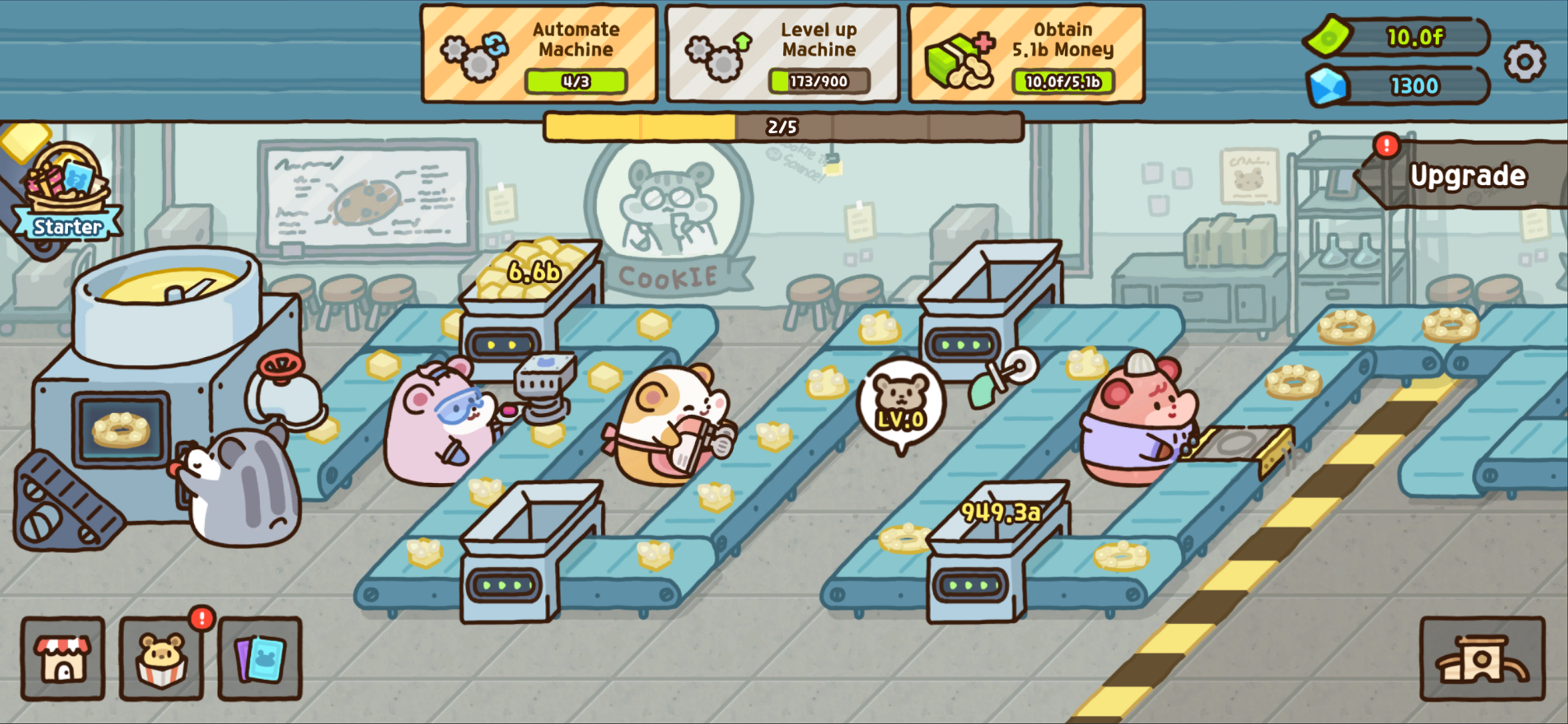 اسکرین شات 7 بازی Hamster Cookie Factory